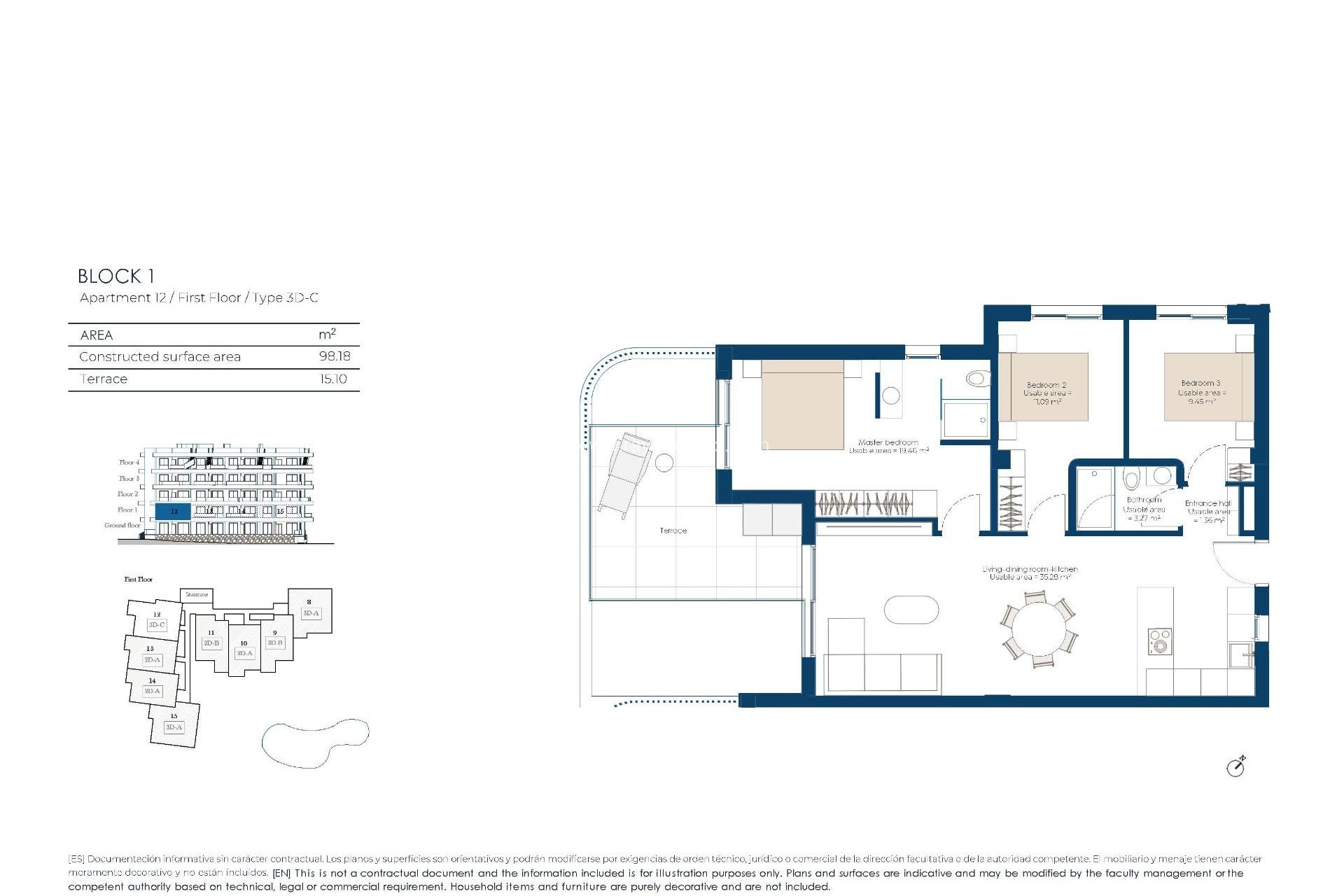New Build - Apartment - Altaona Golf and Country Village - El Valle Golf