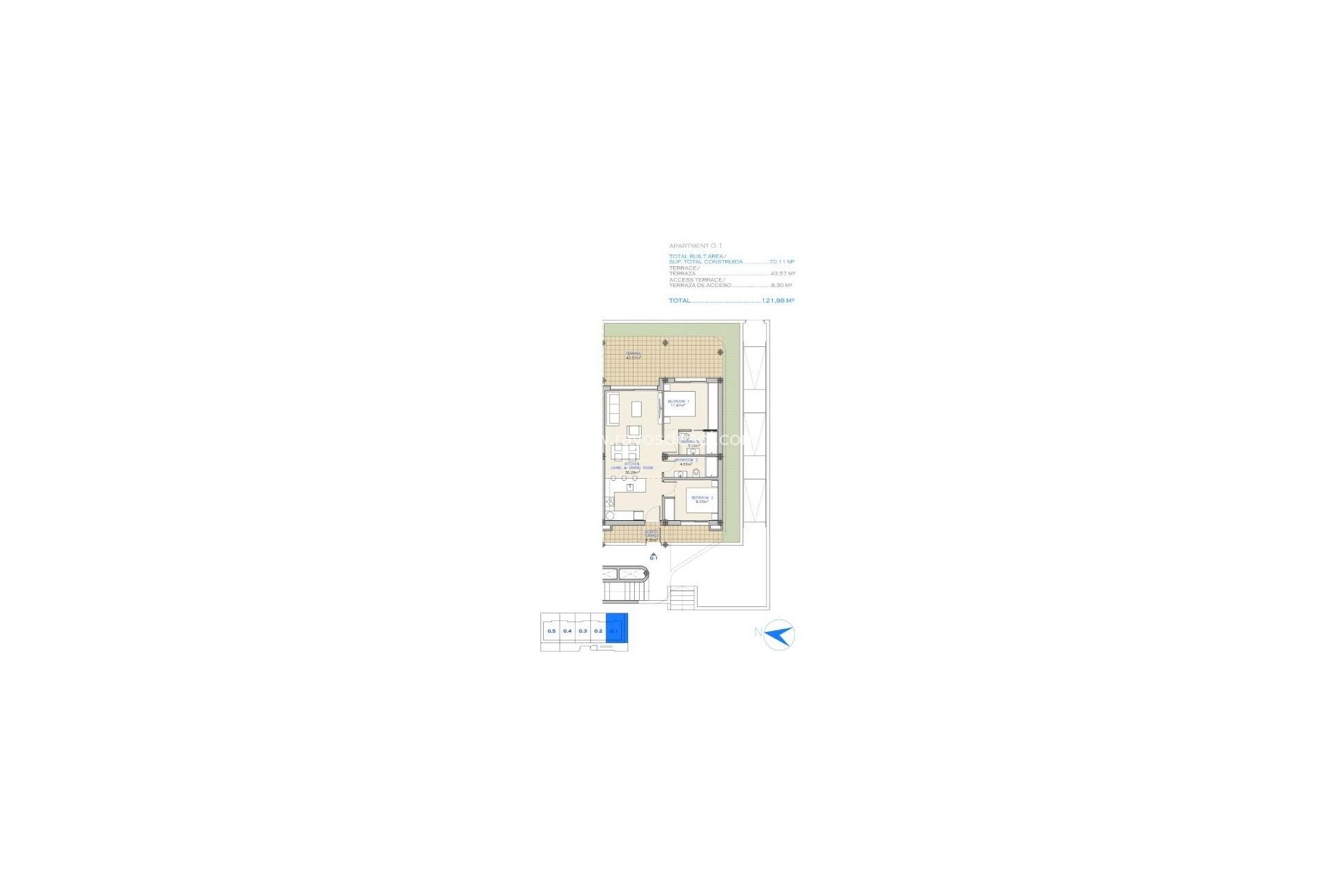 New Build - Apartment - Los Alcazares - Serena Golf