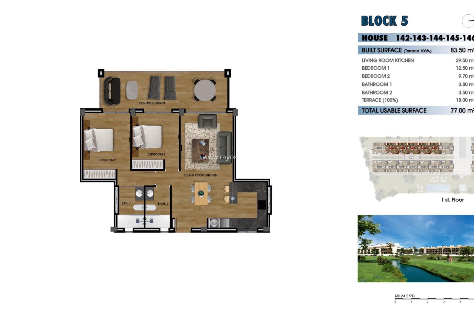 New Build - Apartment - Los Alcazares - Serena Golf