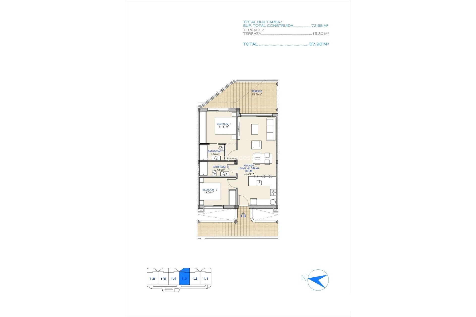 New Build - Apartment - Los Alcazares - Serena Golf