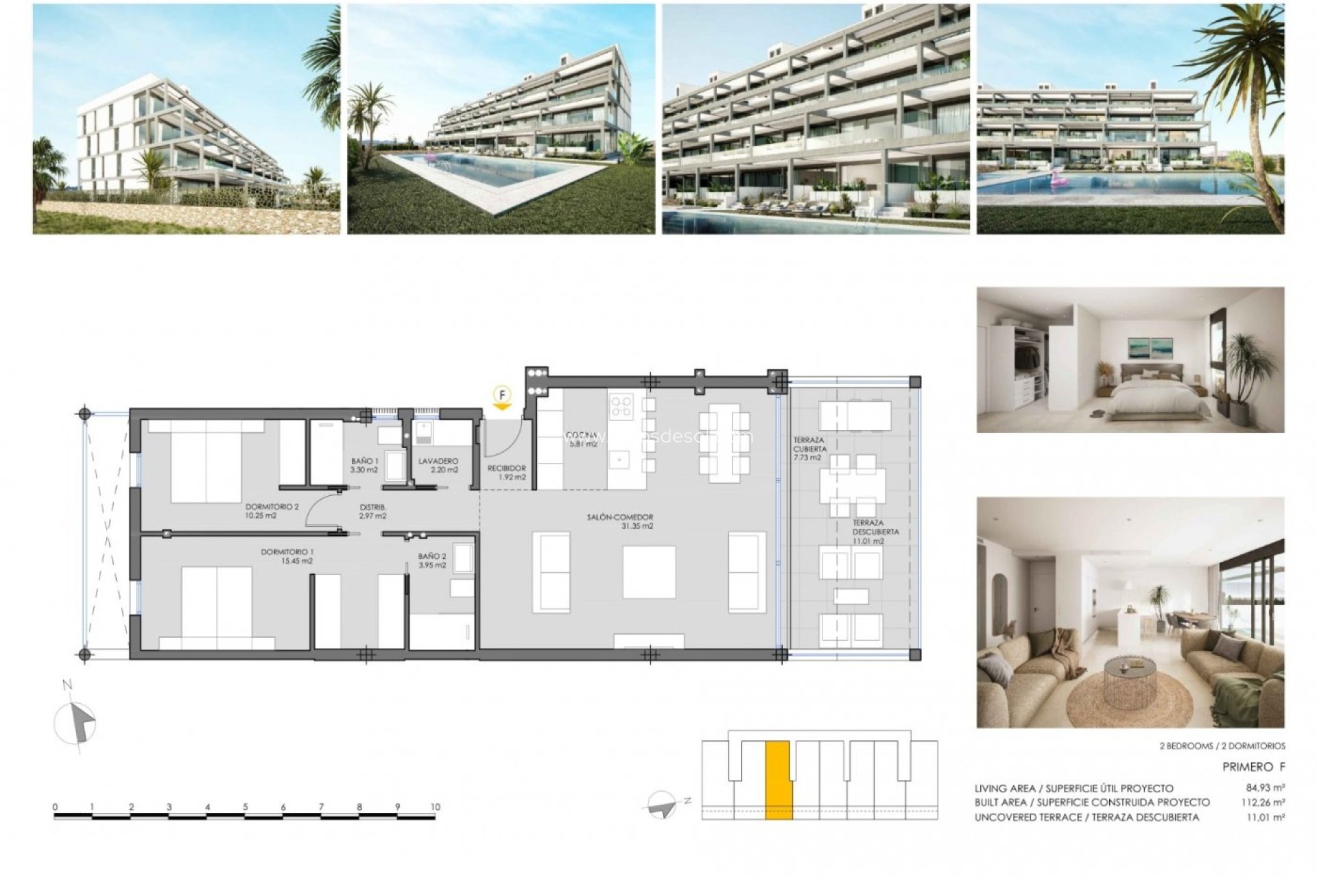 New Build - Apartment - Mar de Cristal