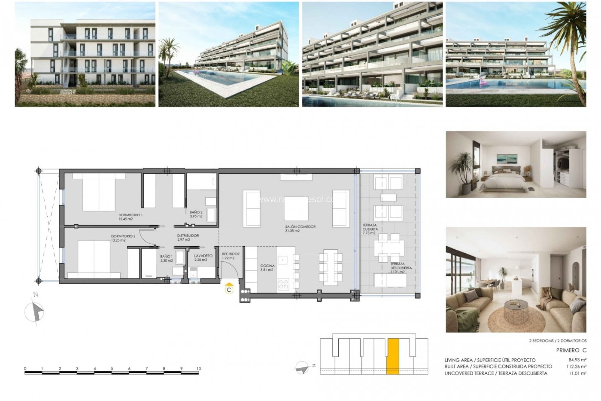 New Build - Apartment - Mar de Cristal