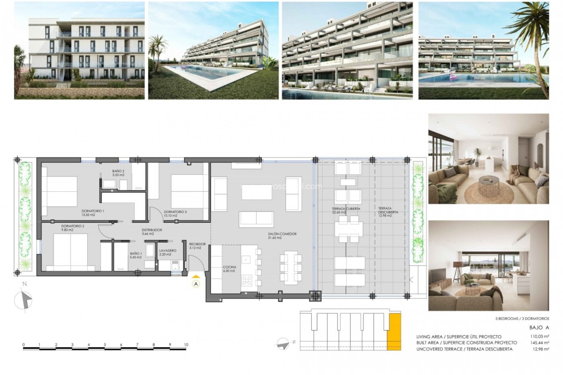 New Build - Apartment - Mar de Cristal