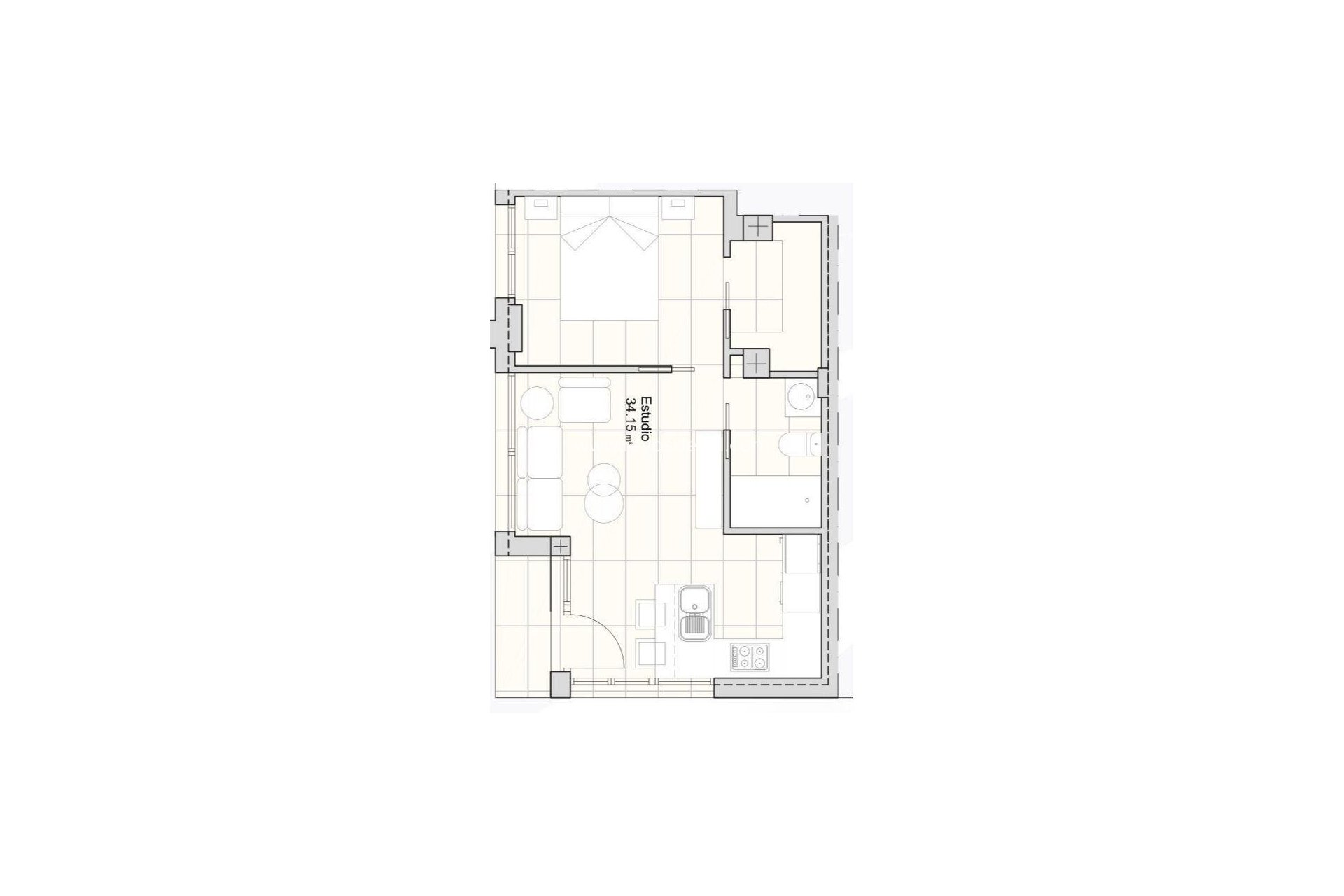 New Build - Apartment - San Javier - pueblo