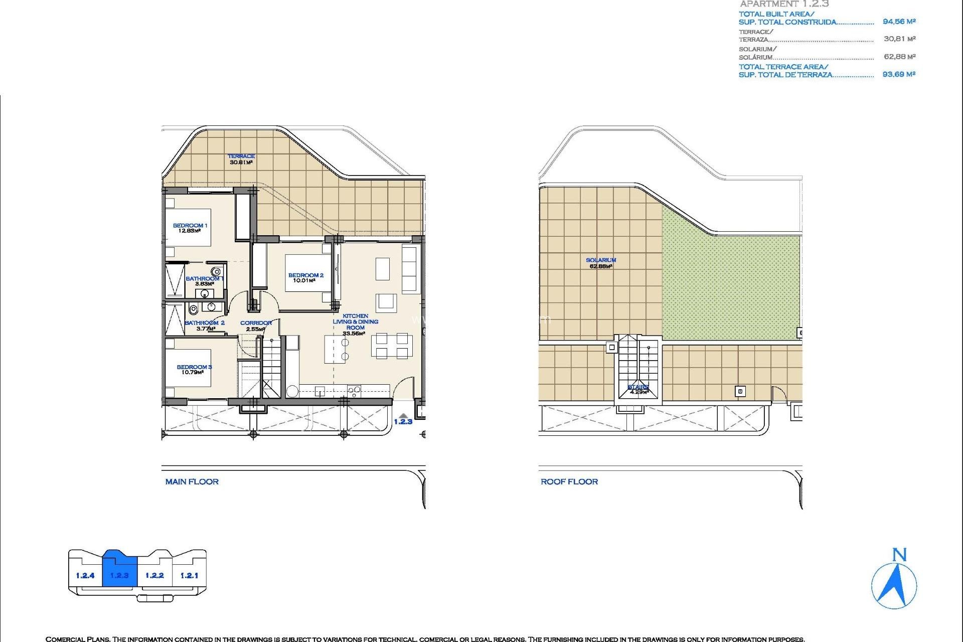 New Build - Penthouse - Los Alcazares - Serena Golf