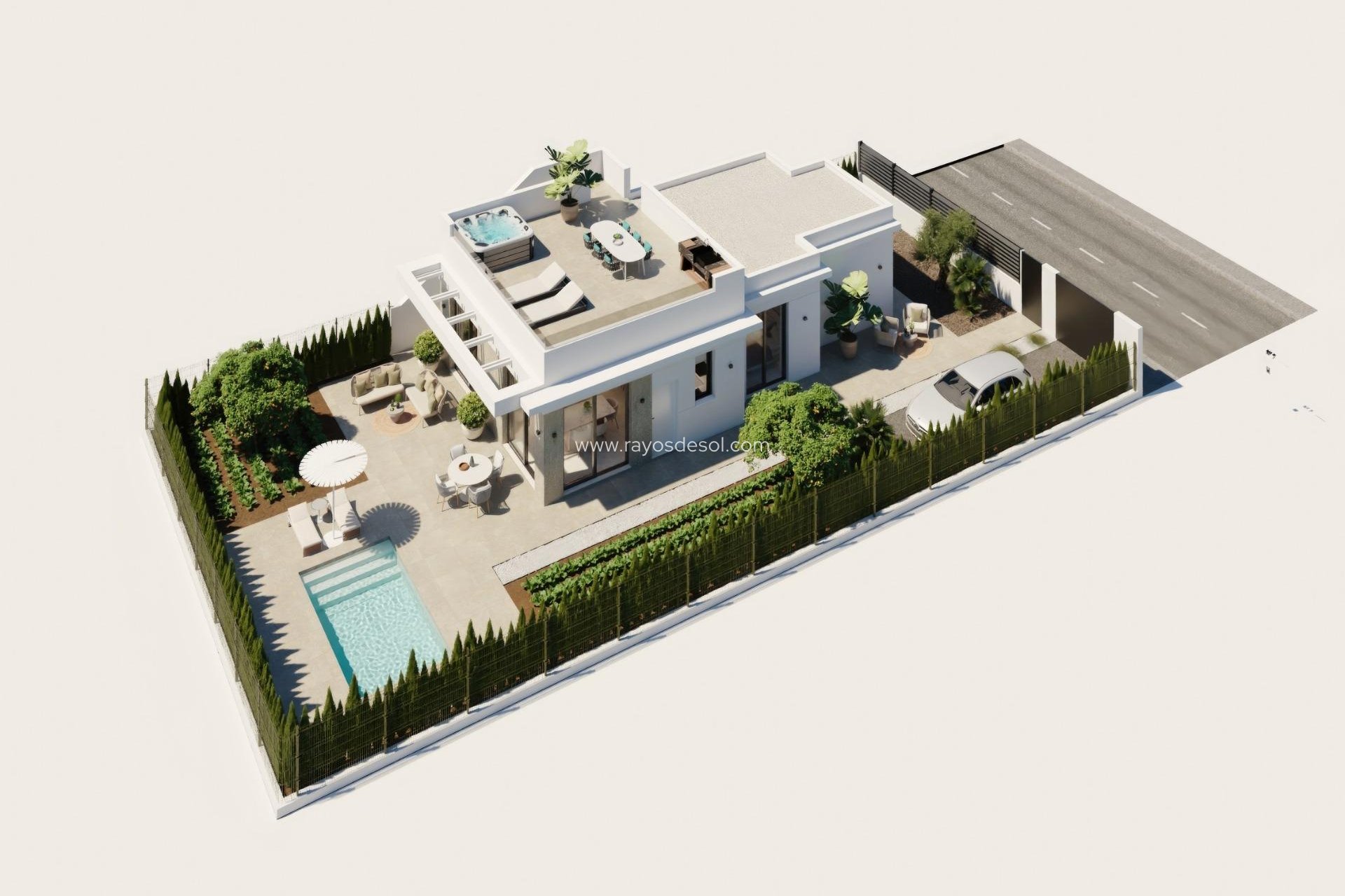 New Build - Villa - Fuente Álamo - Hacienda Del Álamo Golf
