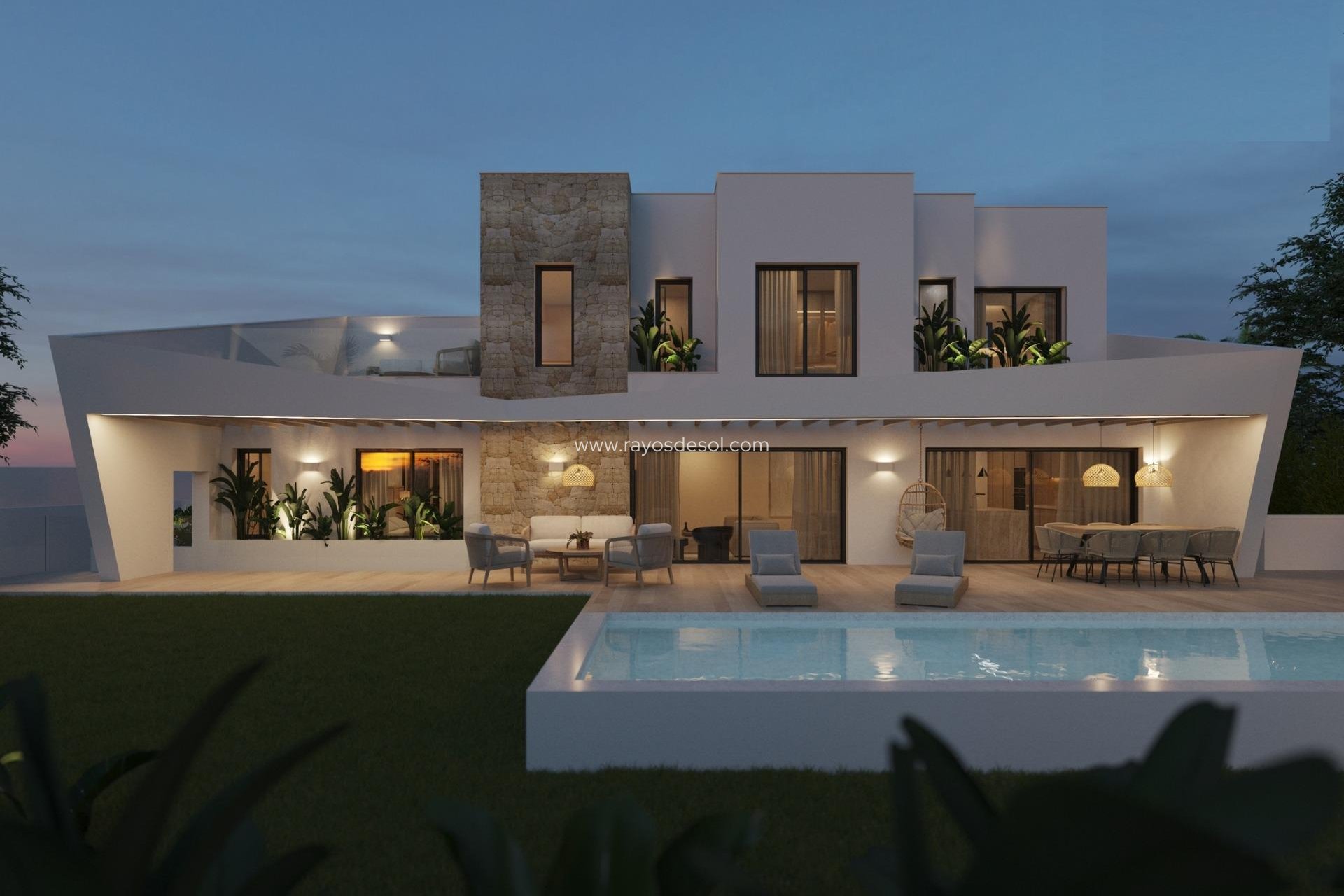 New Build - Villa - Polop - Alberca