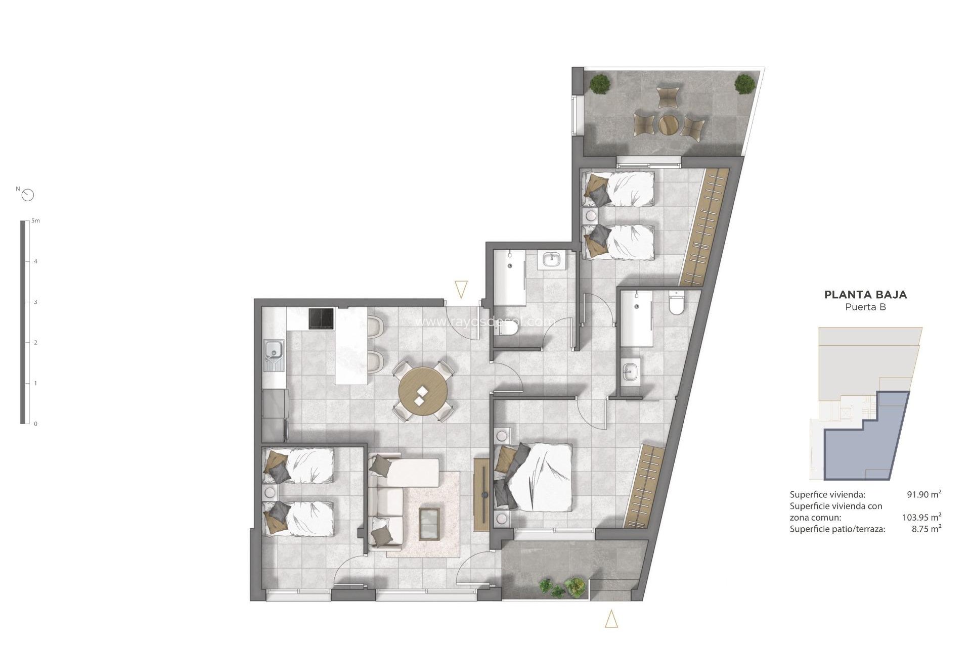 Nieuwbouw - Appartement - Guardamar del Segura - Guardamar pueblo