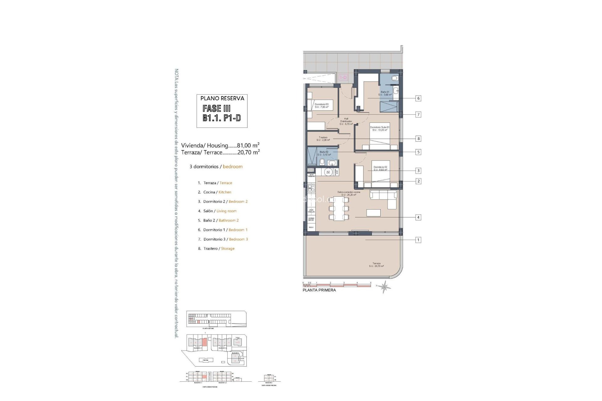 Nieuwbouw - Appartement - Los Alcazares - La Serena Golf