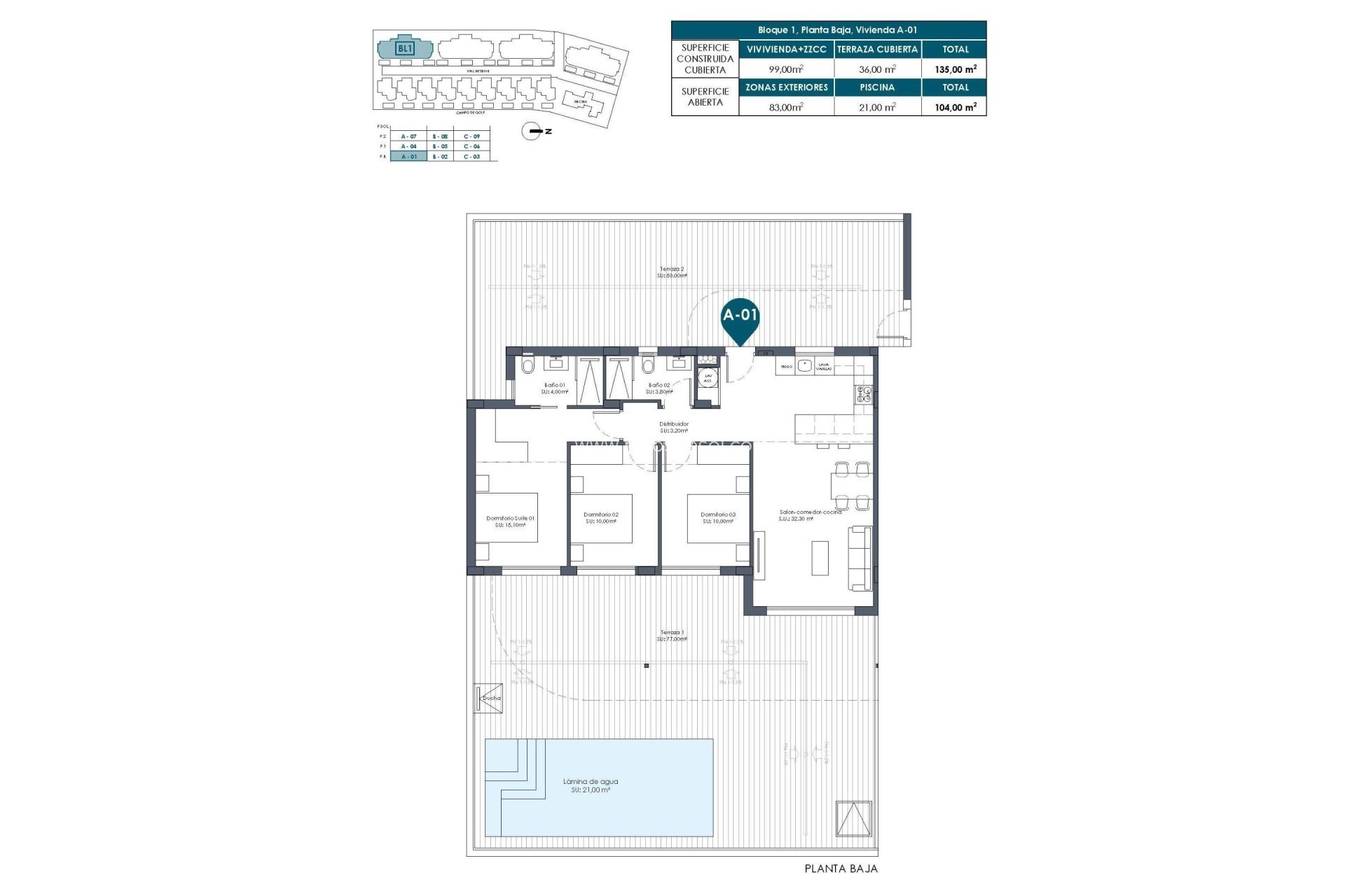Nieuwbouw - Appartement - Los Alcazares - Serena Golf