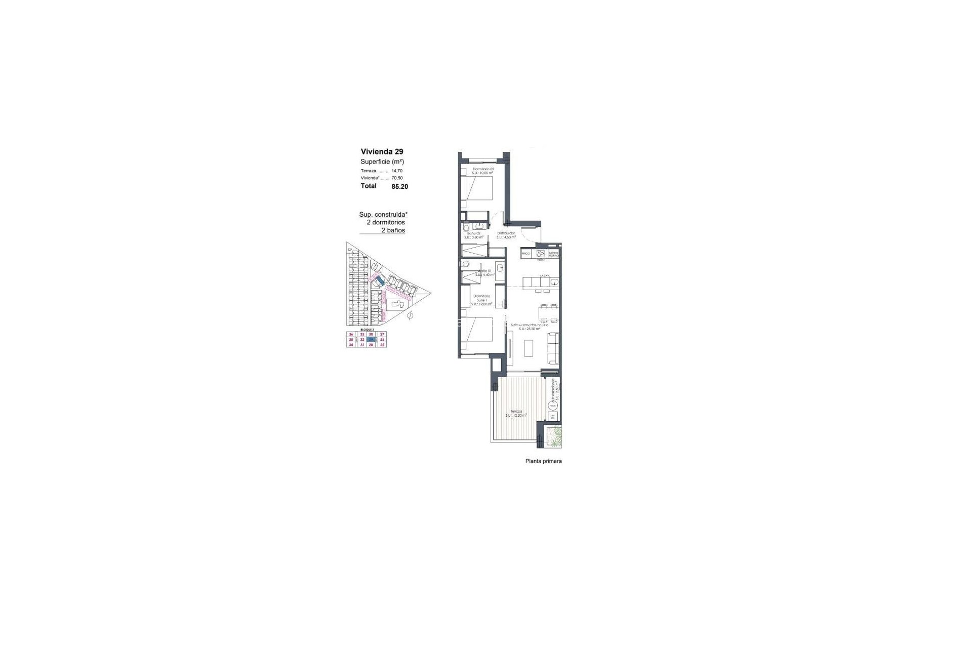 Nieuwbouw - Appartement - Los Alcazares - Serena Golf