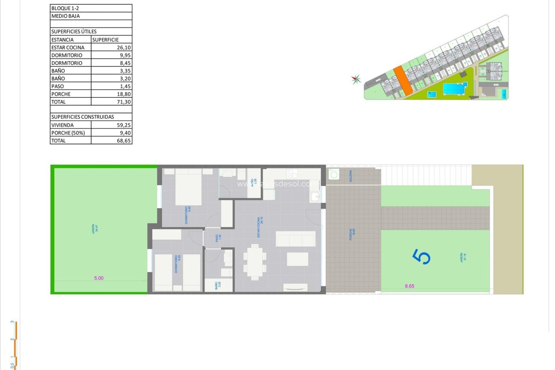 Nieuwbouw - Appartement - Pilar de la Horadada - pueblo