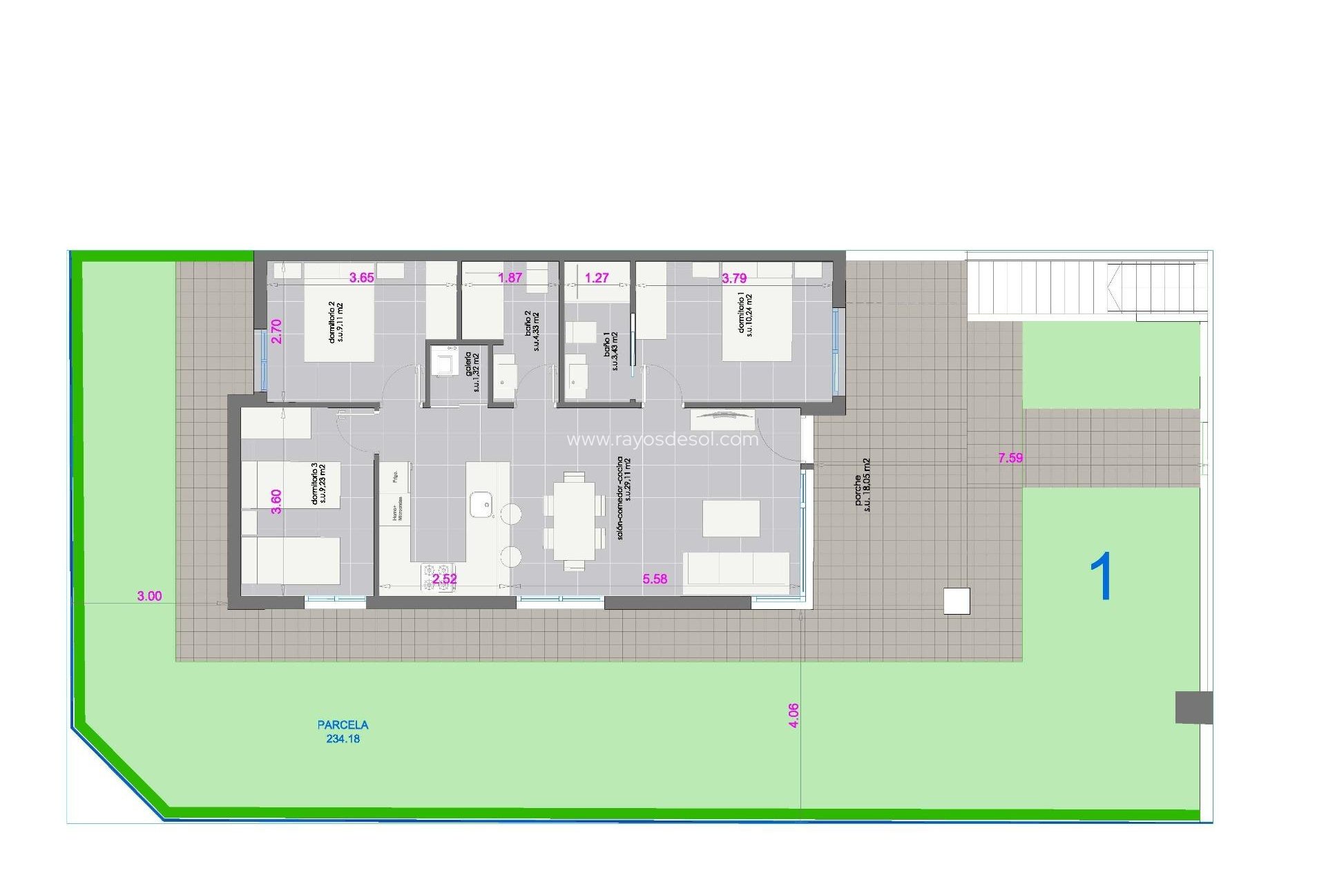 Nieuwbouw - Appartement - Pilar de la Horadada - pueblo
