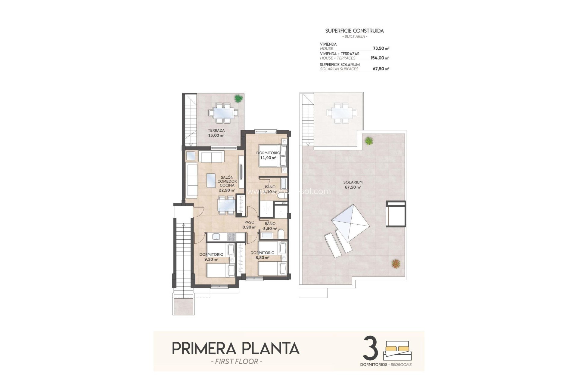 Nieuwbouw - Appartement - San Miguel de Salinas - La Cañada