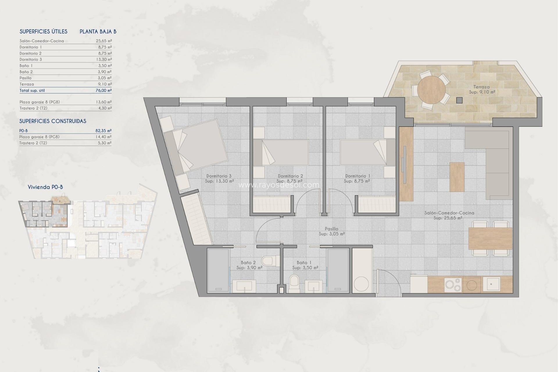 Nieuwbouw - Appartement - San Pedro del Pinatar - Lo Pagan