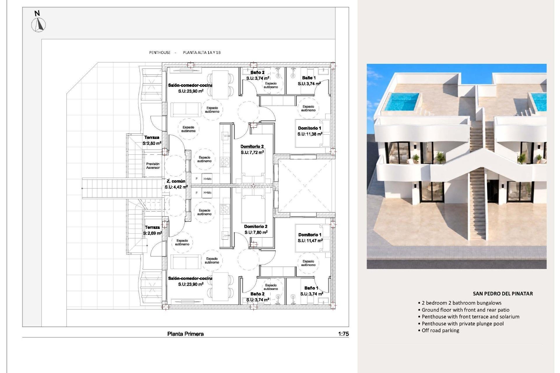 Nieuwbouw - Appartement - San Pedro del Pinatar - Los Peñascos