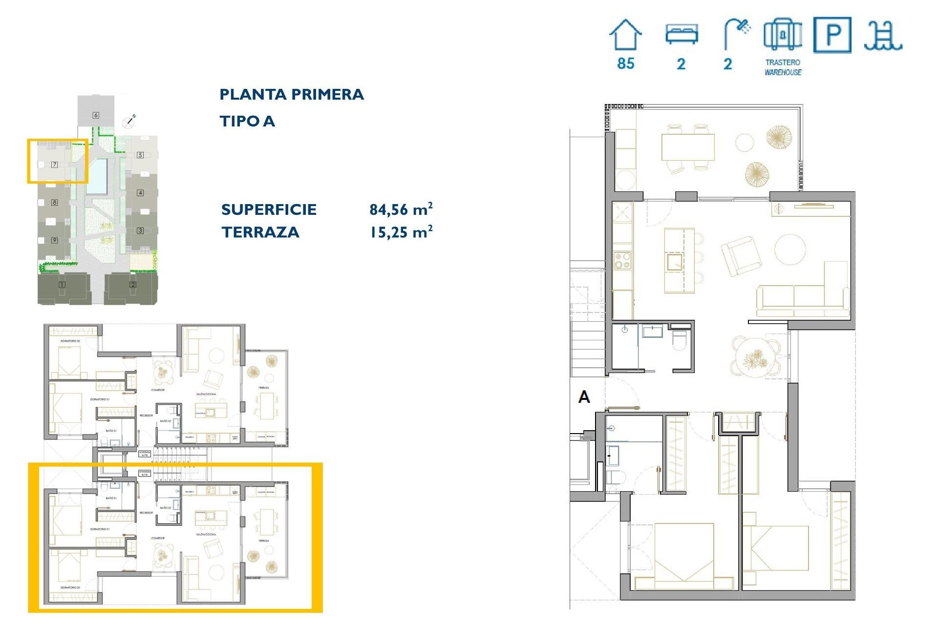 Nieuwbouw - Appartement - San Pedro del Pinatar - Pueblo