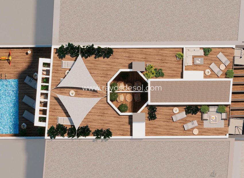 Nieuwbouw - Appartement - Torrevieja - Playa de El Cura