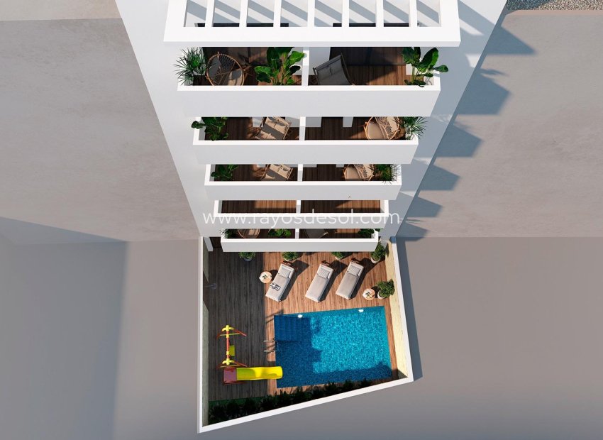 Nieuwbouw - Appartement - Torrevieja - Playa de El Cura