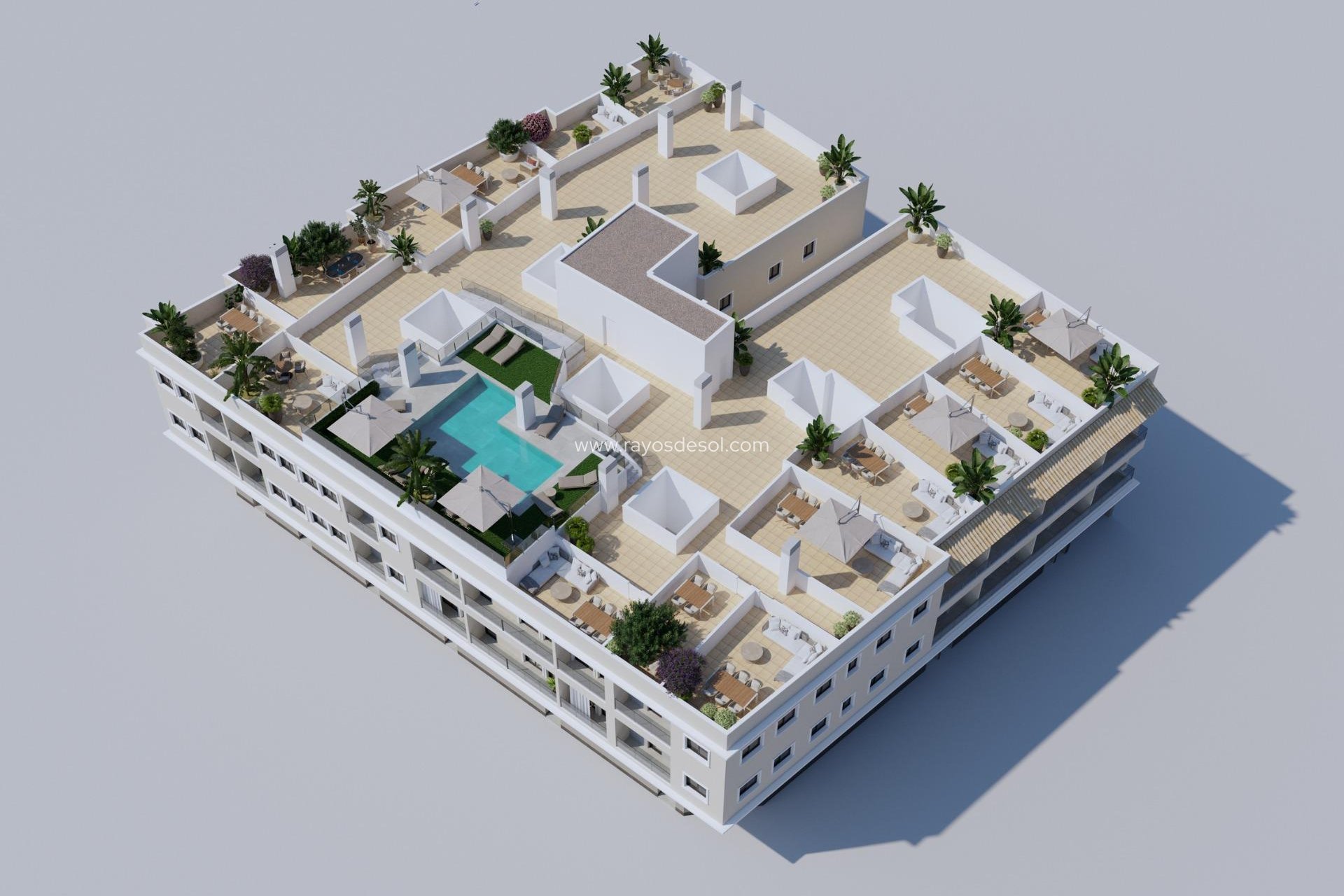 Nieuwbouw - Penthouse - Algorfa - Pueblo