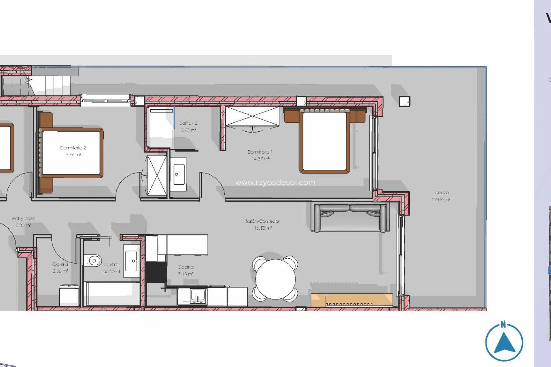 Nieuwbouw - Penthouse - Guardamar del Segura - El Raso