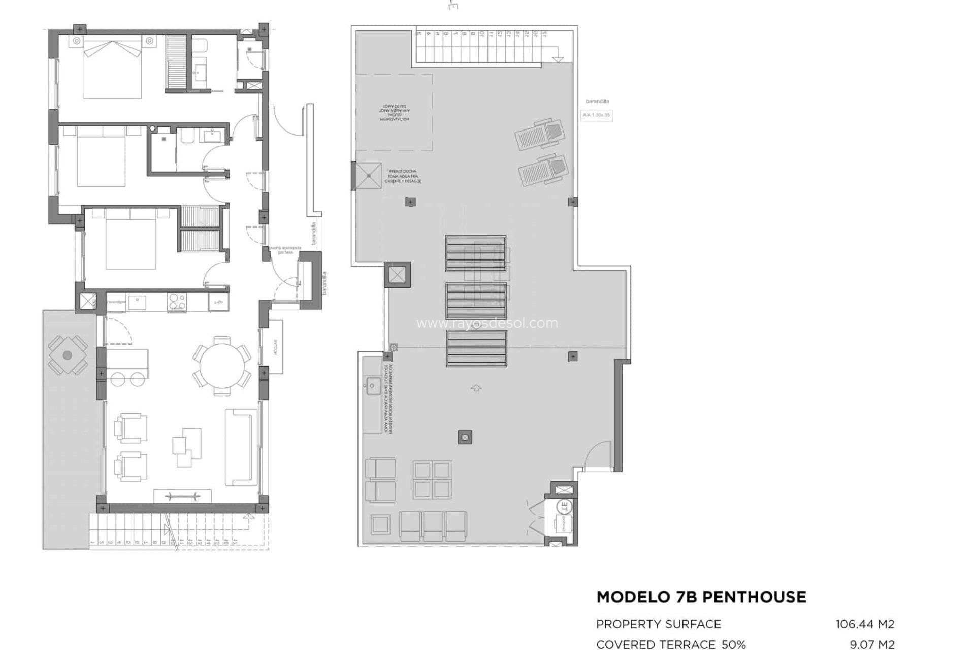 Nieuwbouw - Penthouse - Los Alcazares - Parque Diana