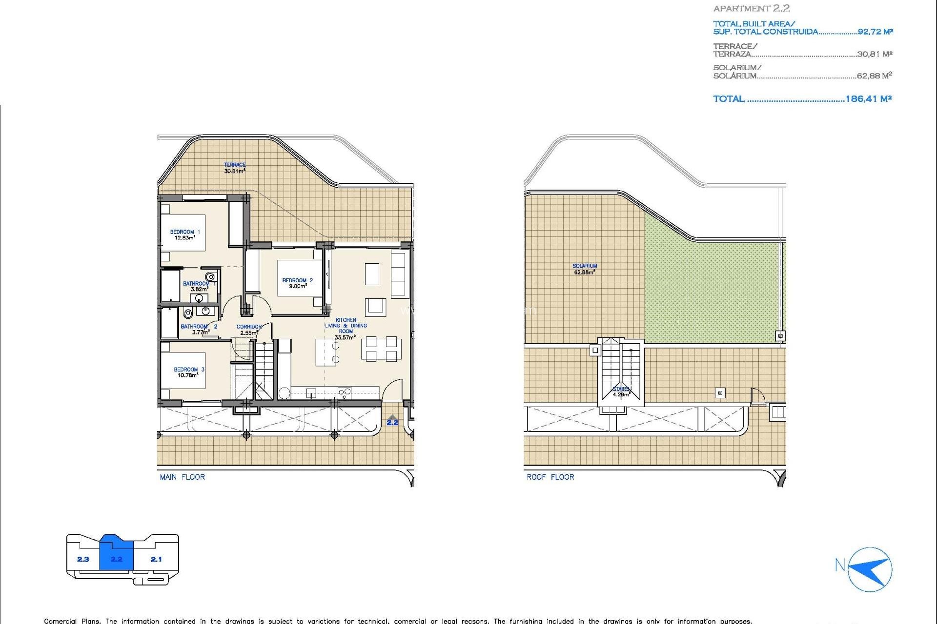 Nieuwbouw - Penthouse - Los Alcazares - Serena Golf