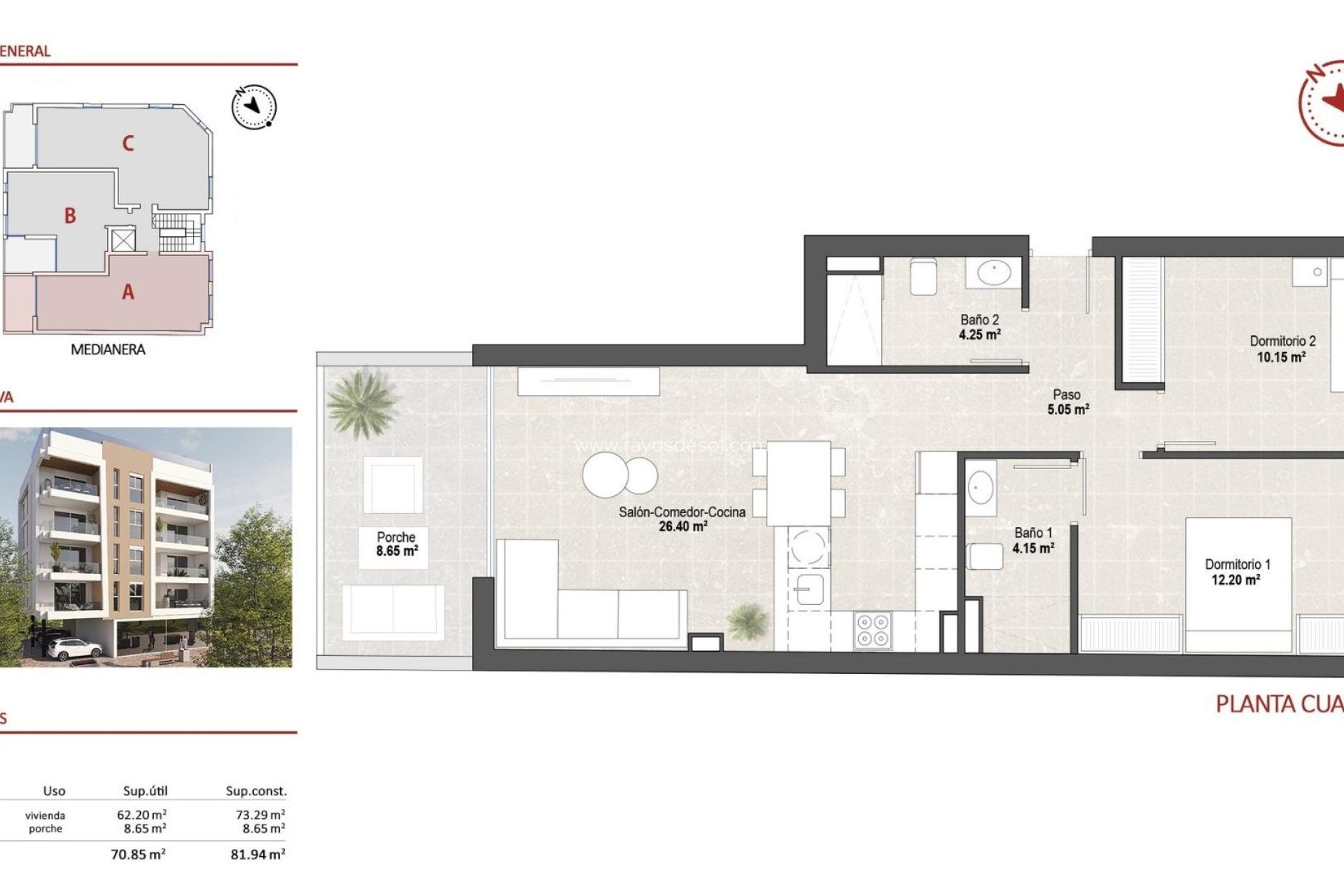 Nieuwbouw - Penthouse - San Pedro del Pinatar - Lo Pagan