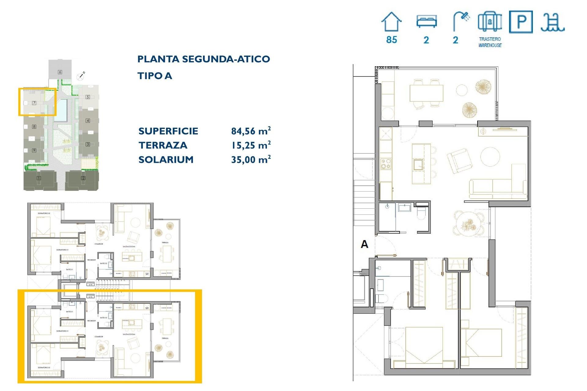 Nieuwbouw - Penthouse - San Pedro del Pinatar - Pueblo