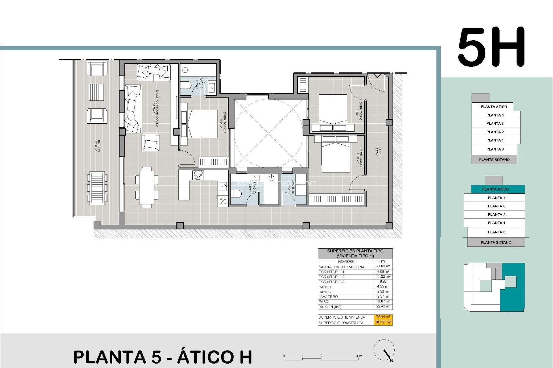 Nieuwbouw - Penthouse - Torrevieja - El acequión