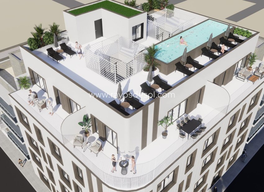Nieuwbouw - Penthouse - Torrevieja - El acequión