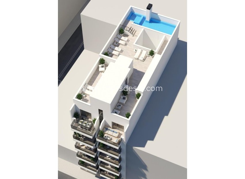 Nieuwbouw - Penthouse - Torrevieja - Playa del Cura