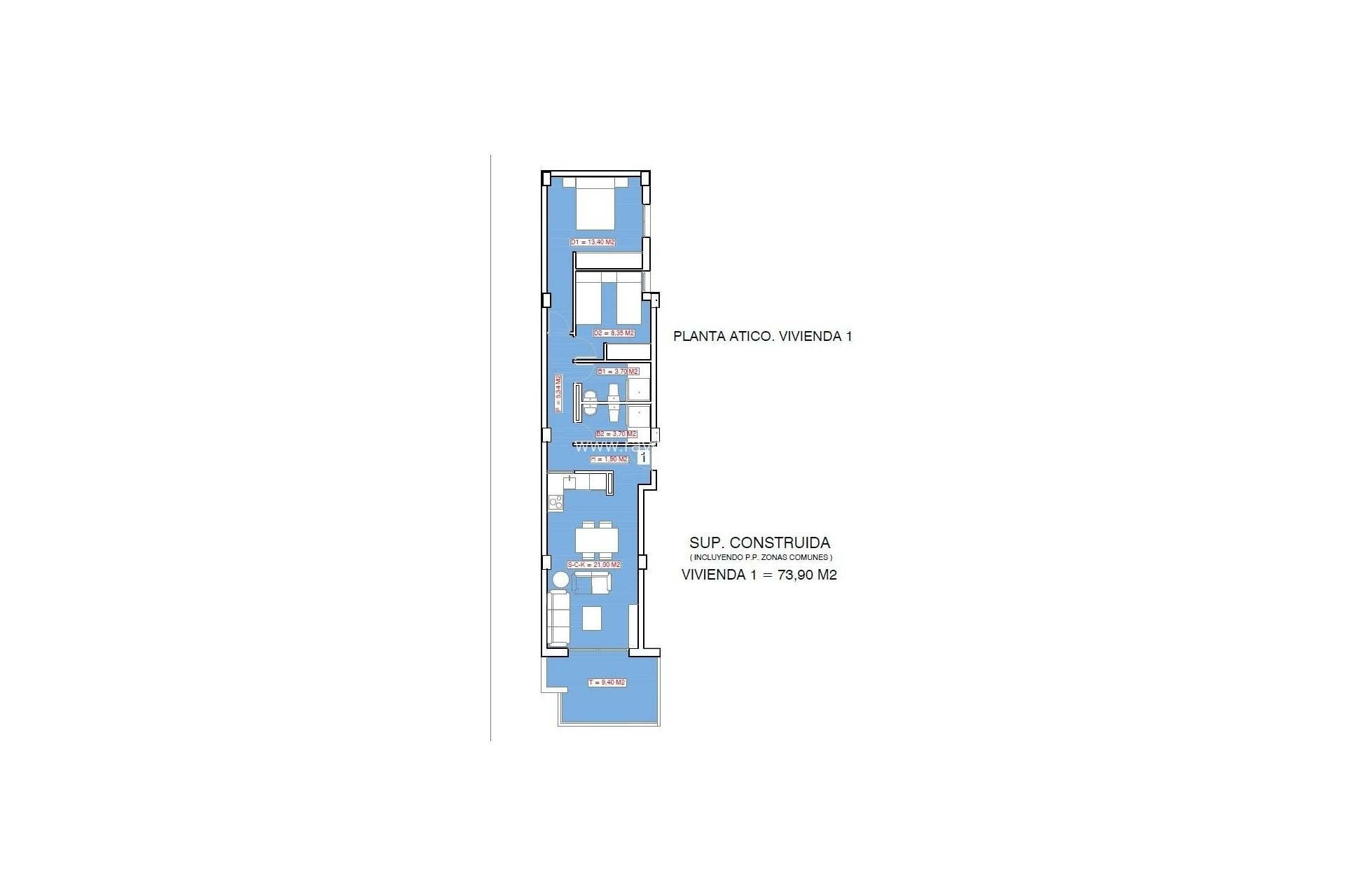 Nieuwbouw - Penthouse - Torrevieja - Playa El Acequión
