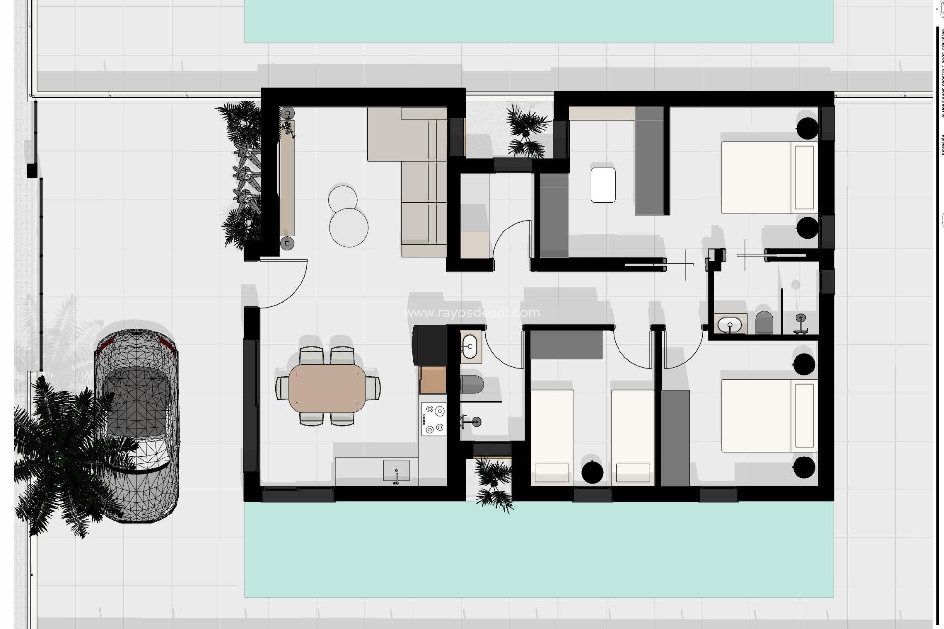 Nieuwbouw - Villa - Benijofar - Urb. Monteazul