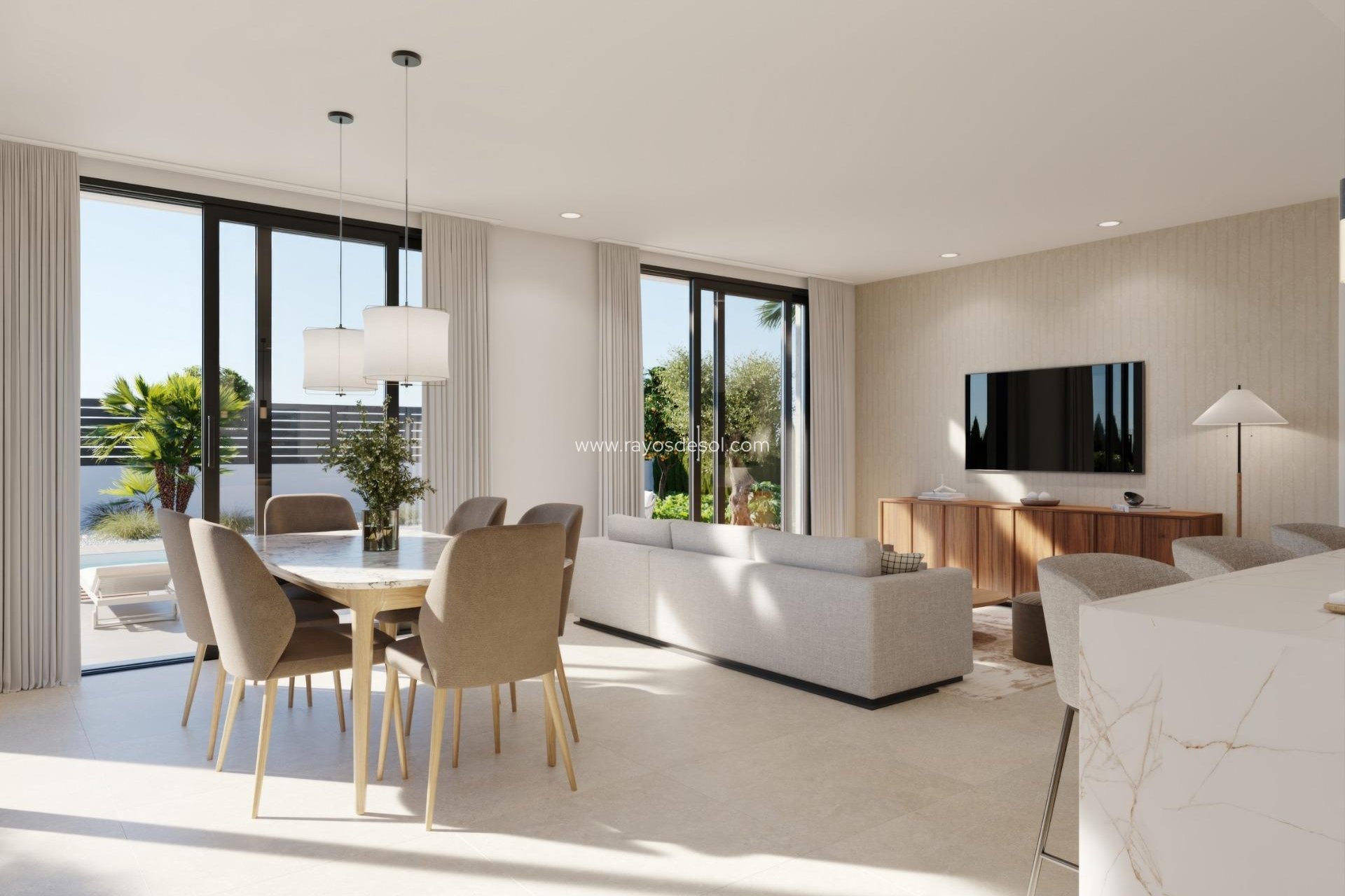 Nieuwbouw - Villa - Fuente Álamo - Hacienda Del Álamo Golf