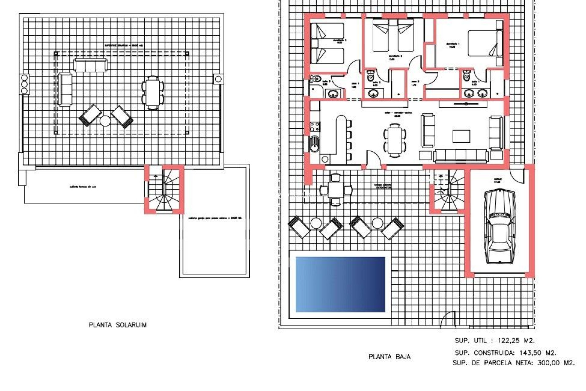 Nieuwbouw - Villa - Fuente Álamo - La Pinilla