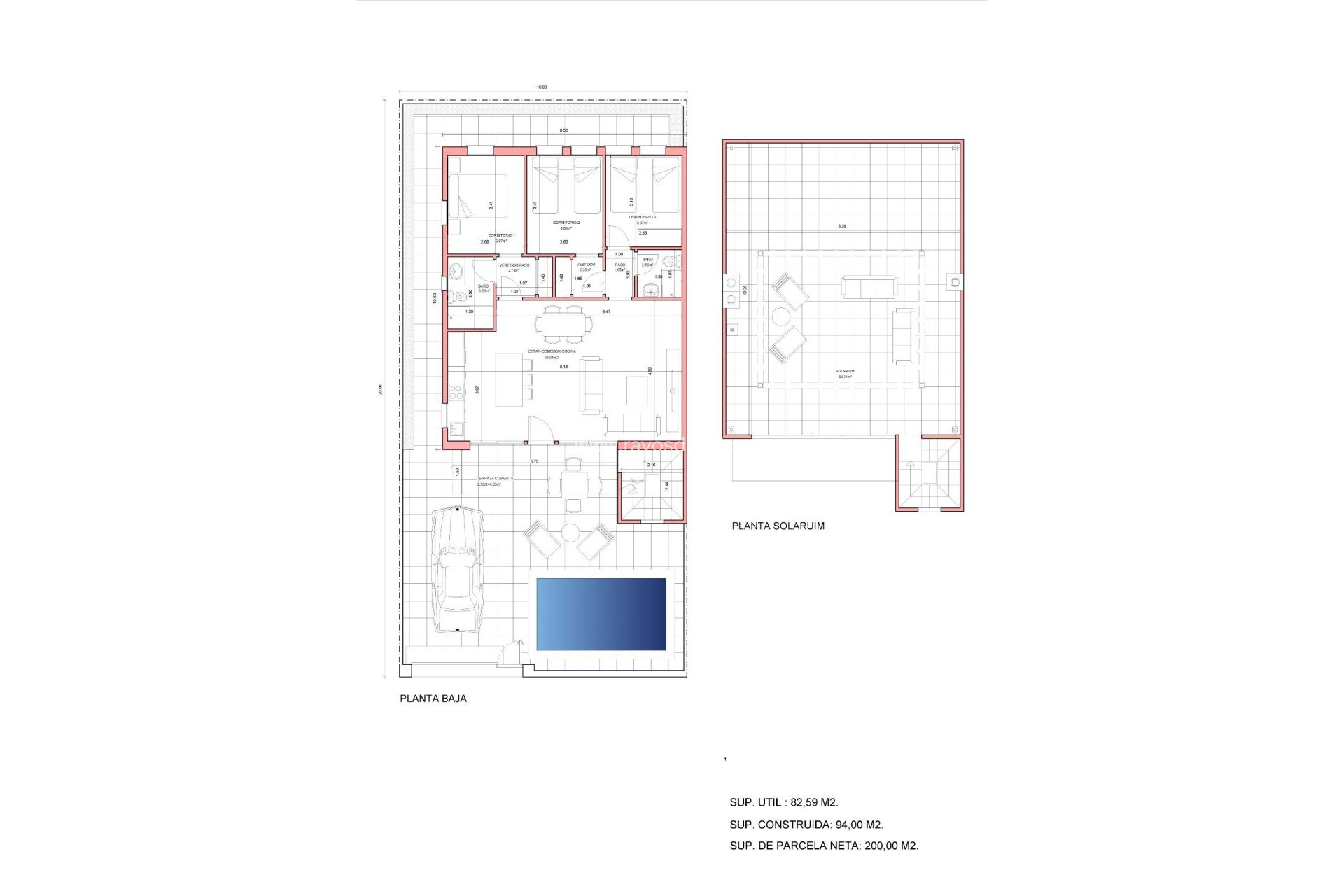 Nieuwbouw - Villa - Fuente Álamo - La Pinilla