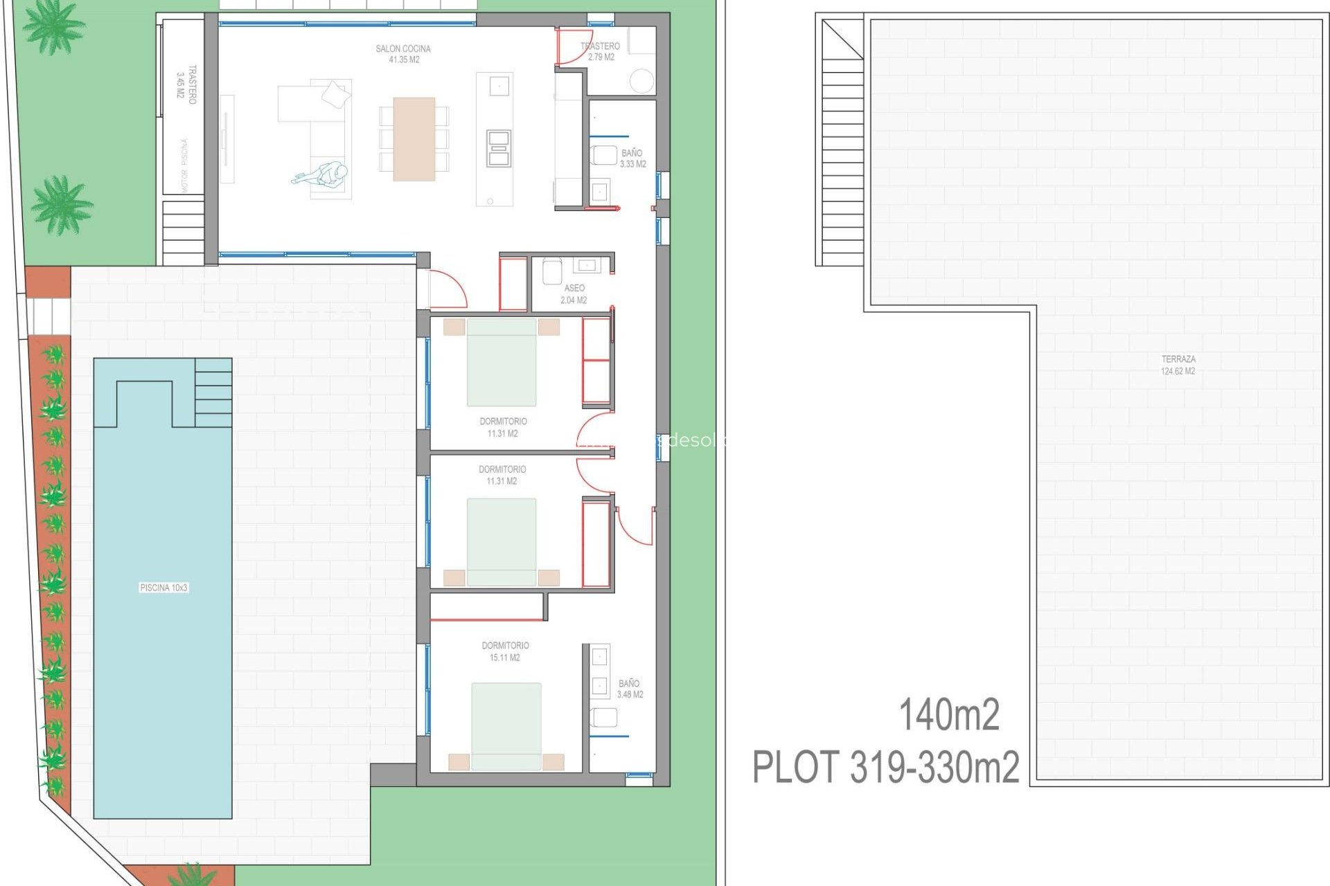 Nieuwbouw - Villa - San Javier - Parque del doce