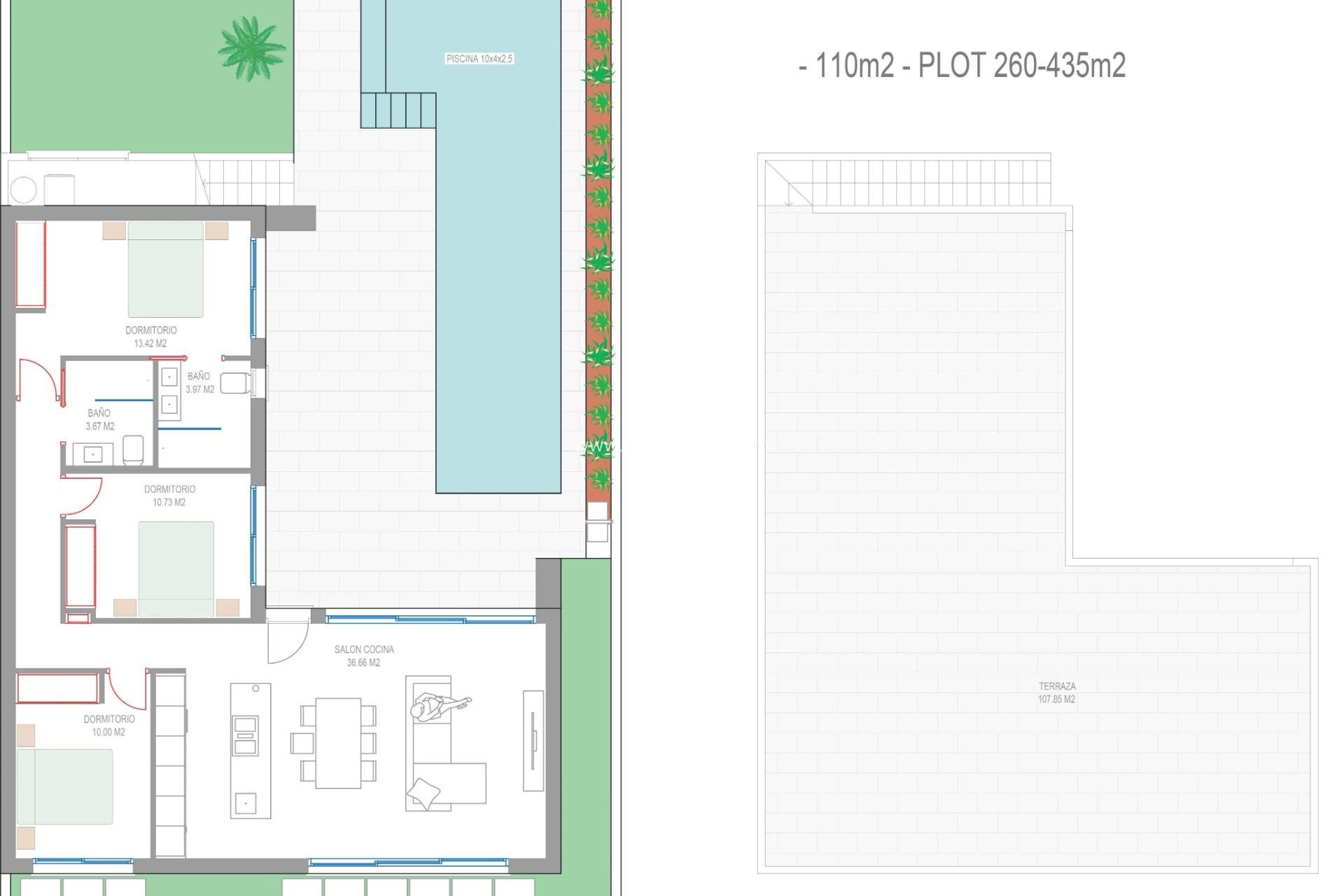 Nieuwbouw - Villa - San Javier - Parque del doce