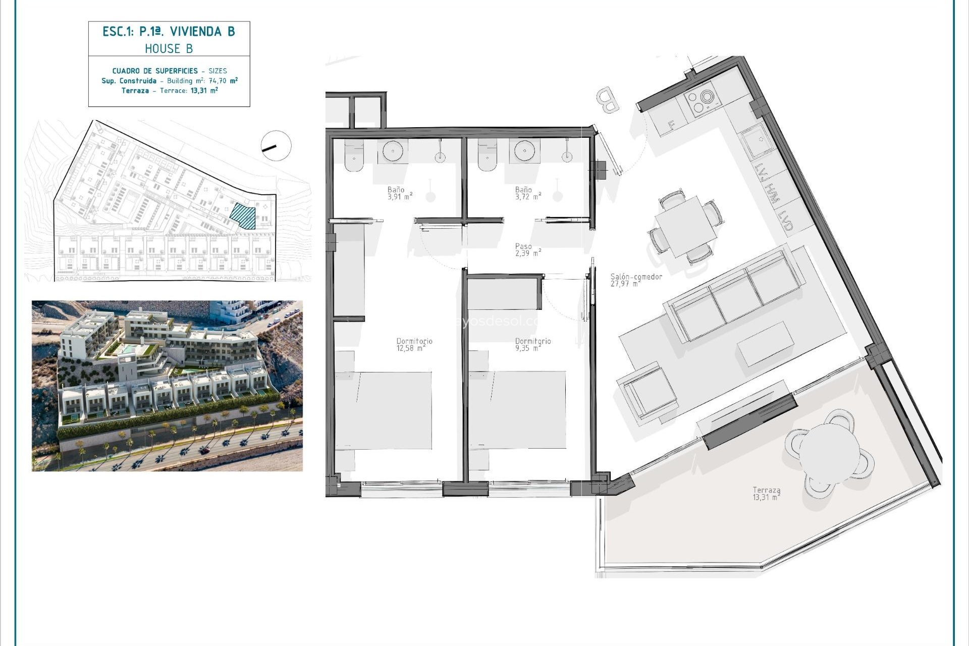 Nieuwbouw Woningen - Appartement - Aguilas - El Hornillo