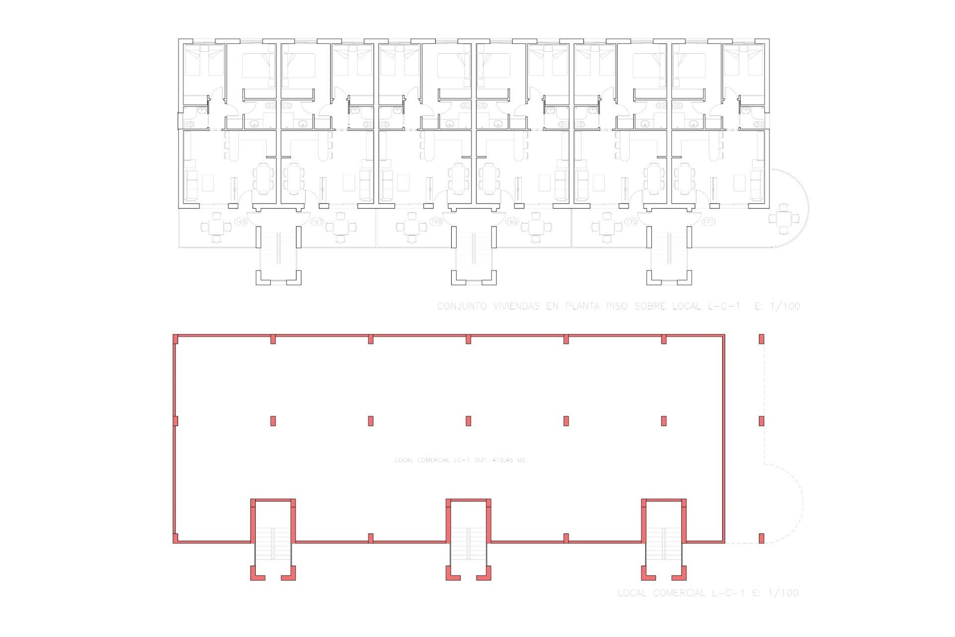 Nieuwbouw Woningen - Appartement begane grond - Fuente Álamo - La Pinilla