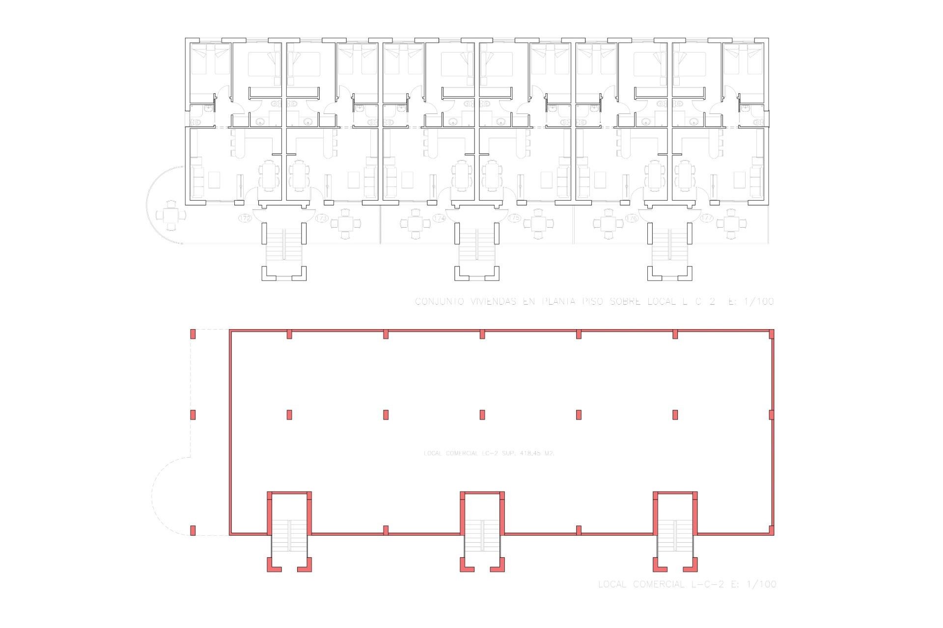 Nieuwbouw Woningen - Appartement begane grond - Fuente Álamo - La Pinilla