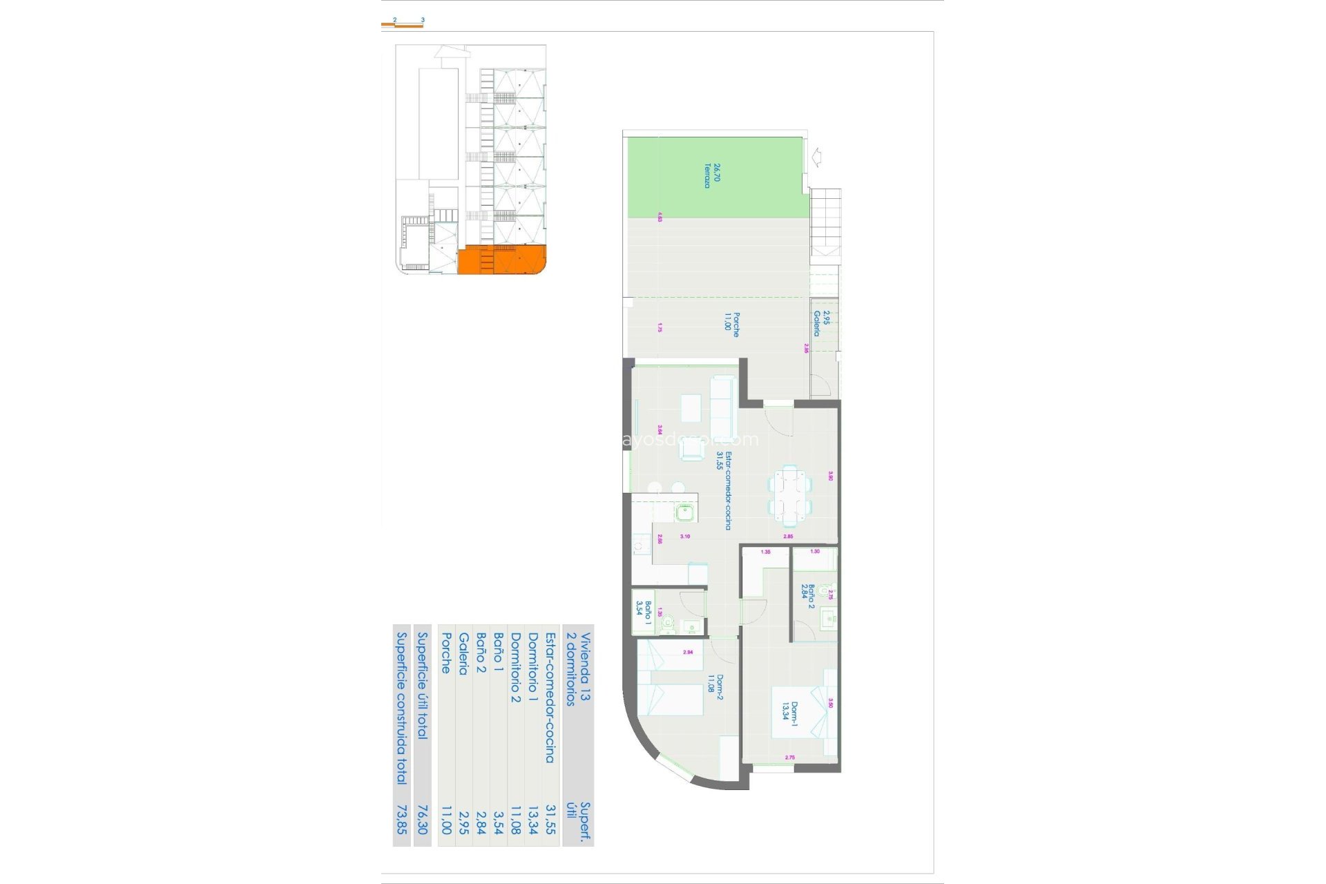 Nieuwbouw Woningen - Appartement begane grond - Orihuela Costa - Villamartín