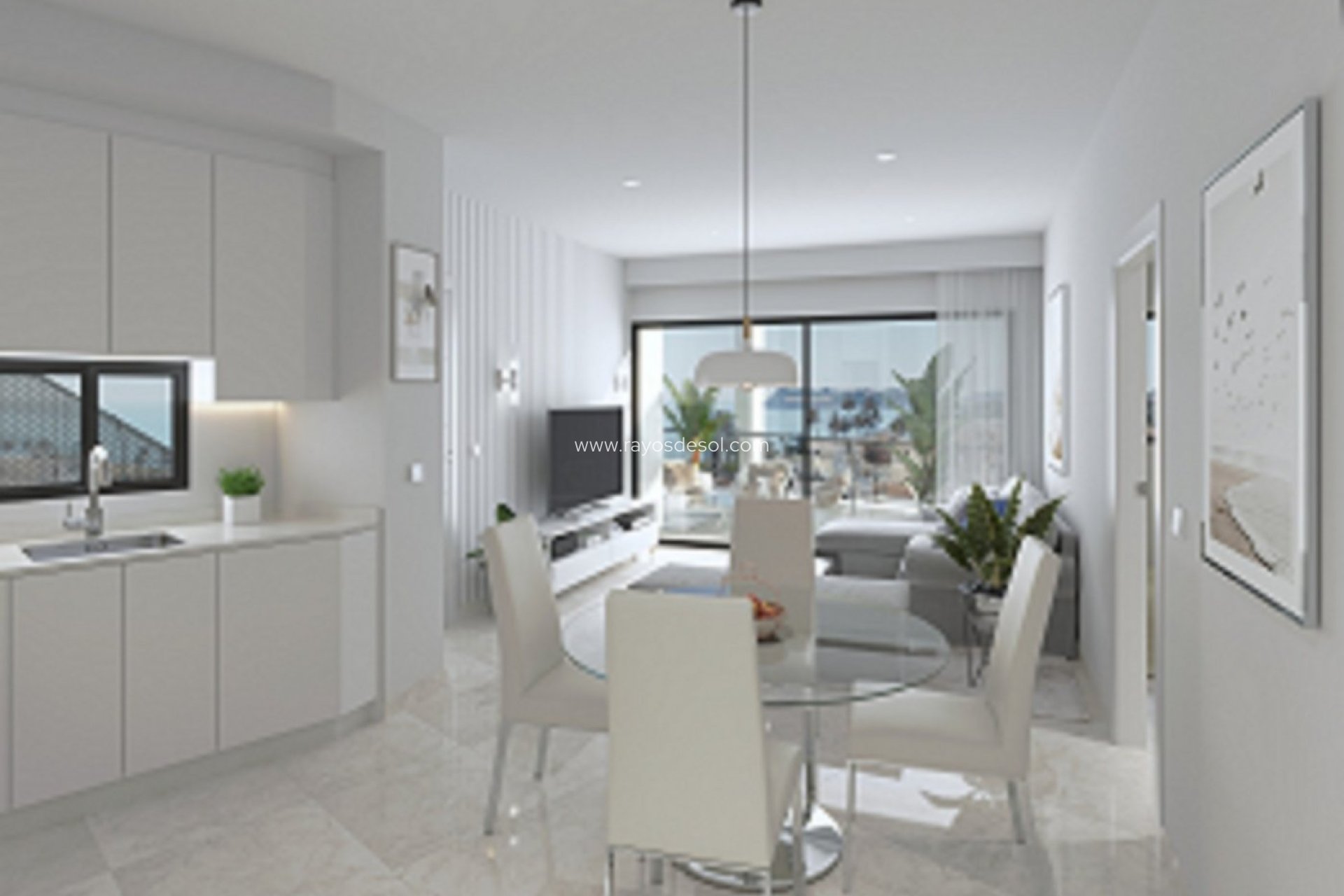 Nieuwbouw Woningen - Appartement begane grond - Puerto de Mazarron - El Alamillo