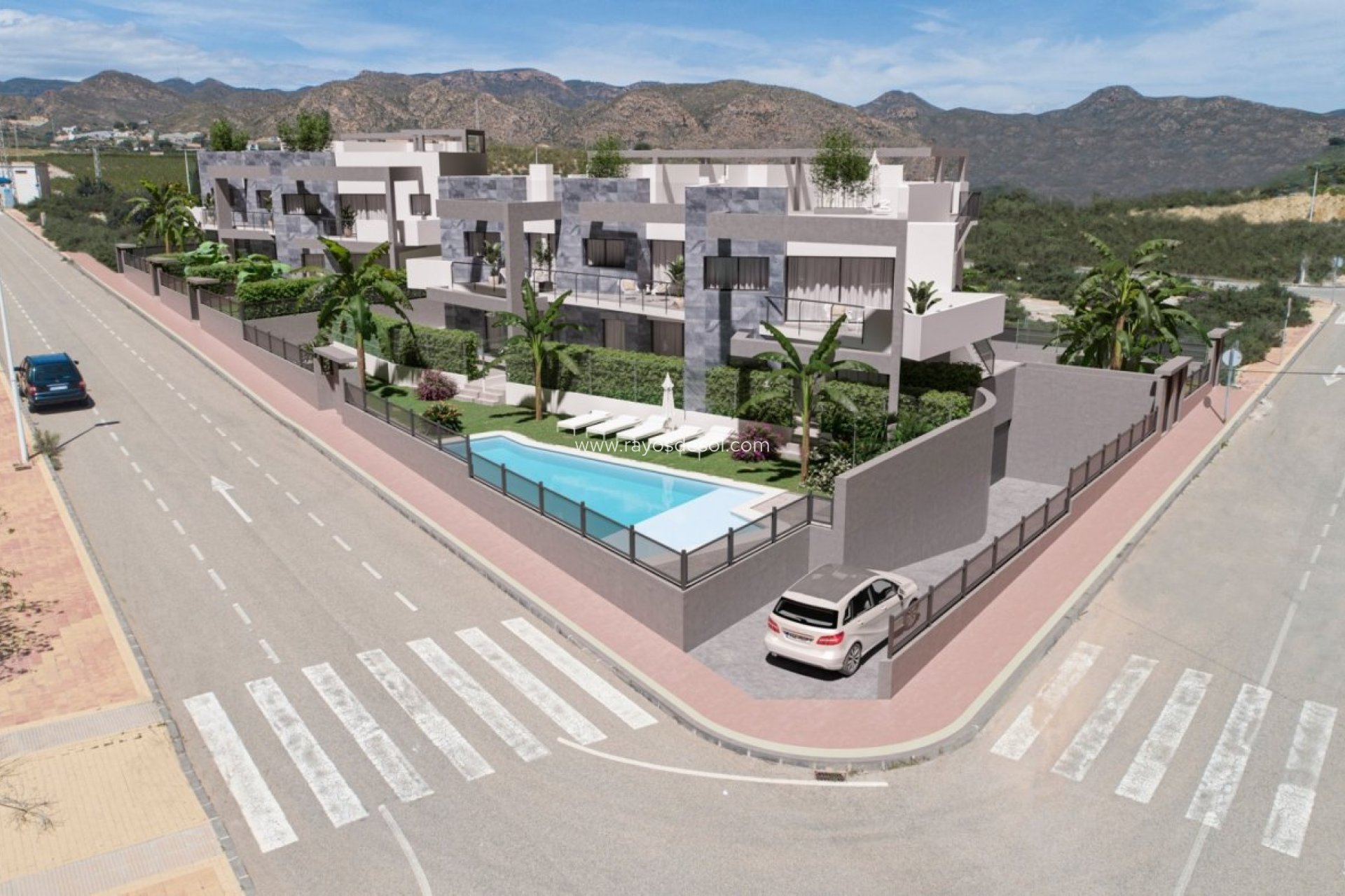 Nieuwbouw Woningen - Appartement begane grond - Puerto de Mazarron - El Alamillo