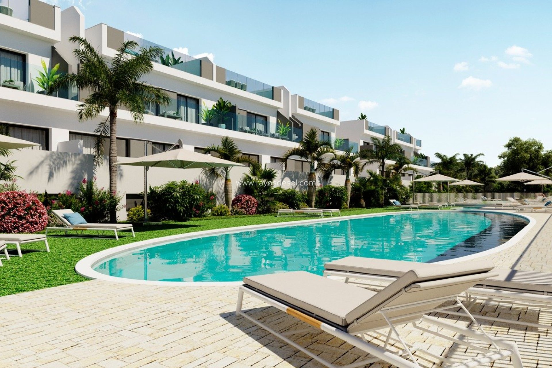 Nieuwbouw Woningen - Appartement begane grond - Torrevieja - Lago Jardin