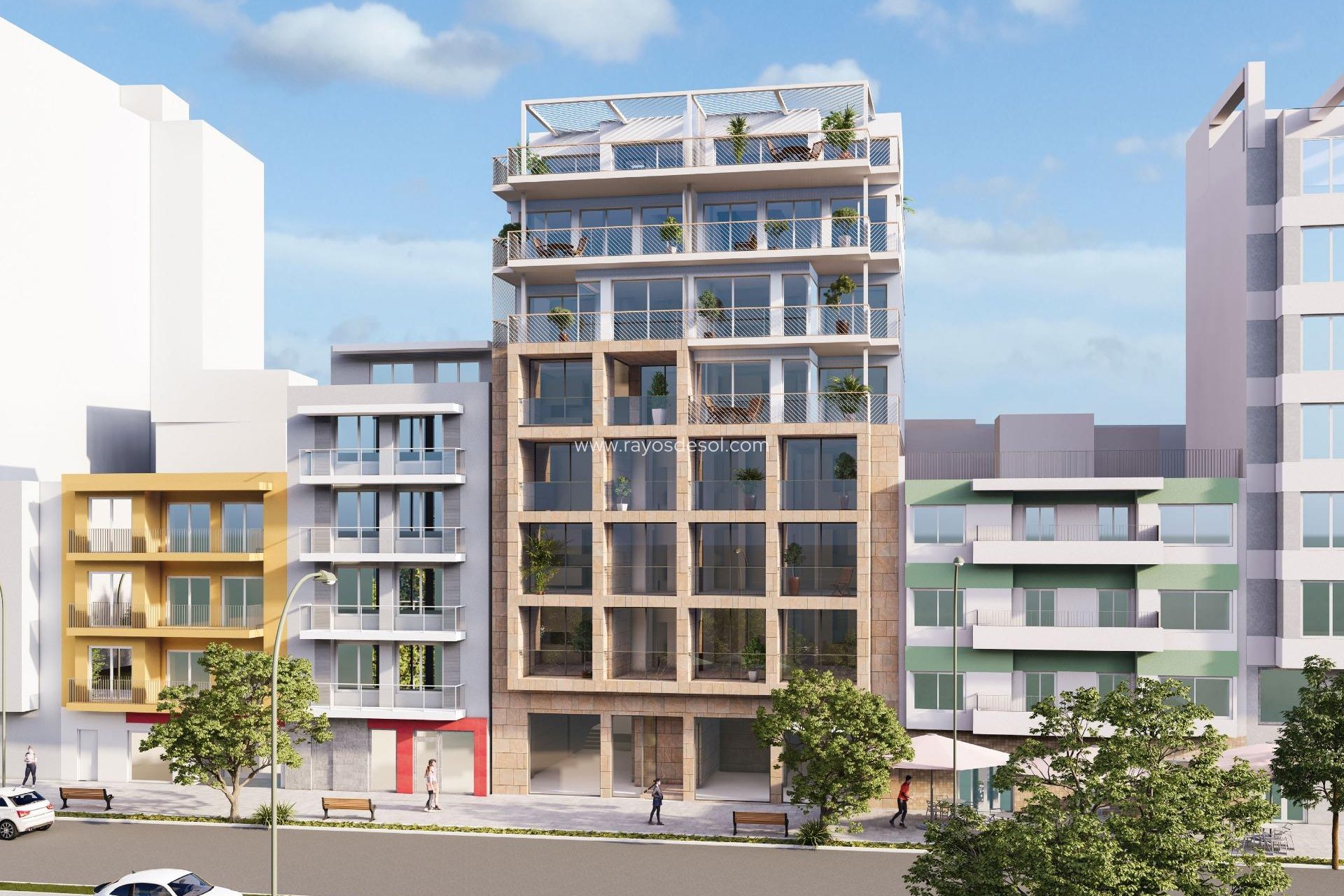 Nieuwbouw Woningen - Appartement - Villajoyosa - Pueblo