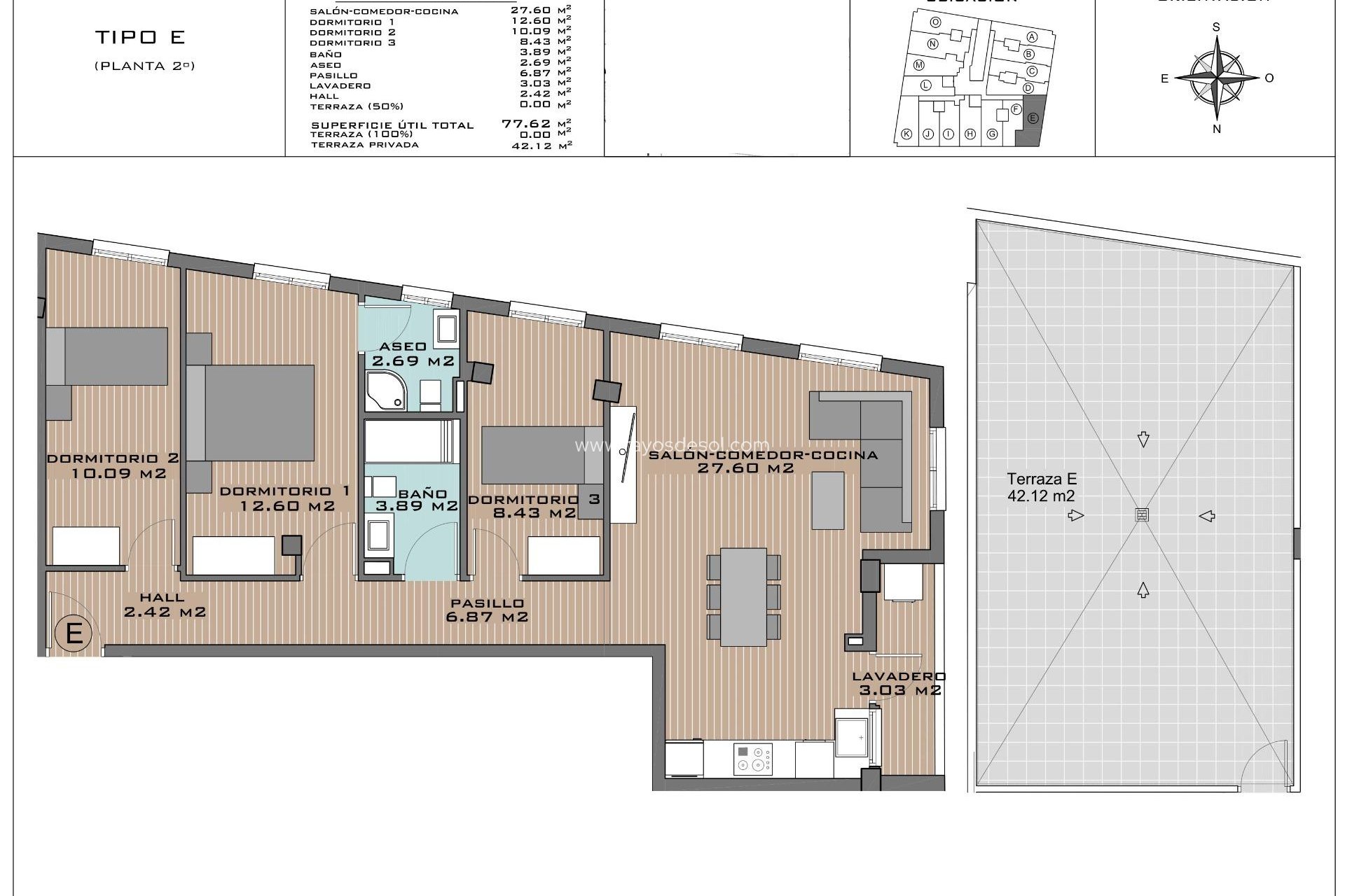 Nieuwbouw Woningen - Penthouse - Algorfa - Pueblo