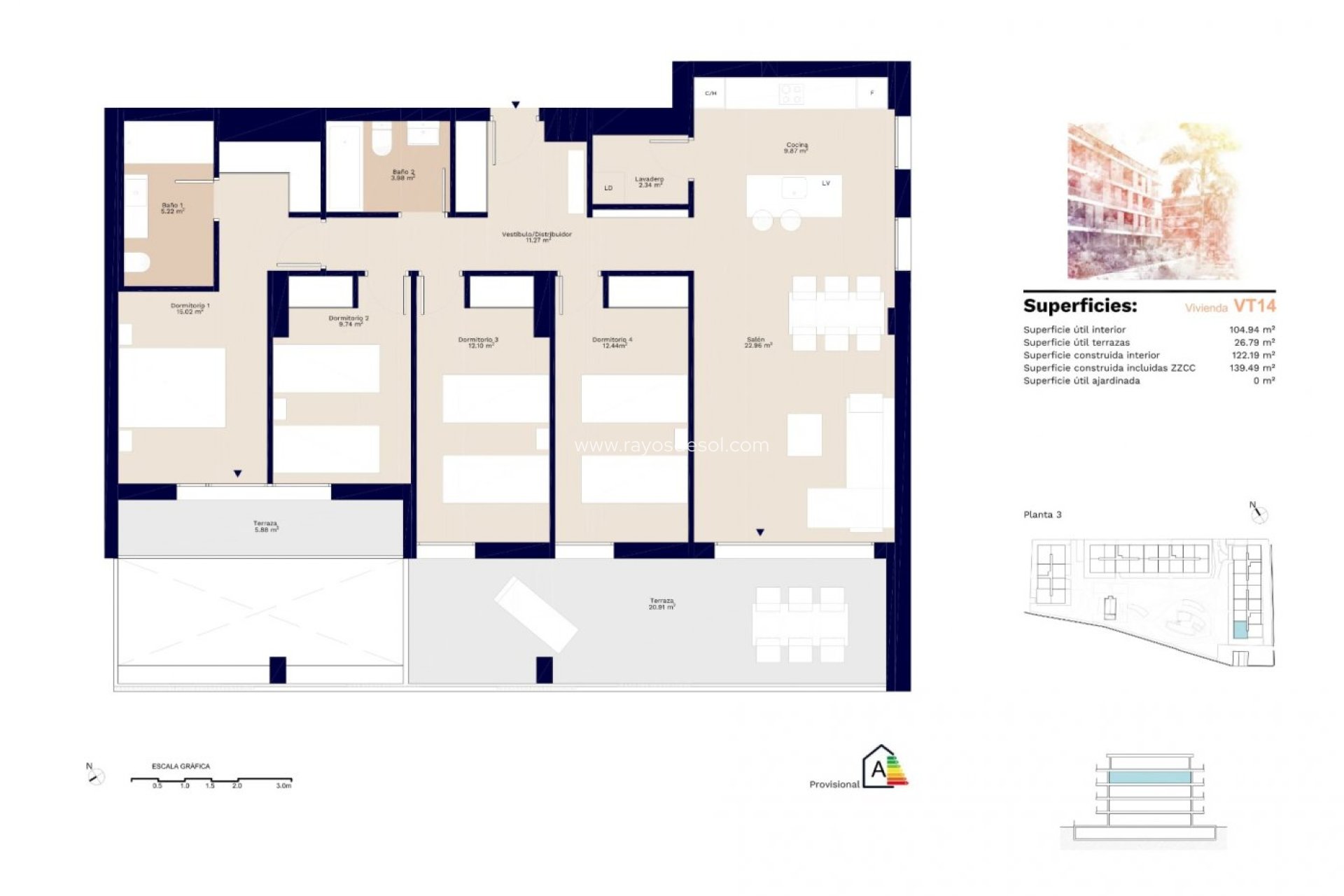 Nieuwbouw Woningen - Penthouse - Denia - Center