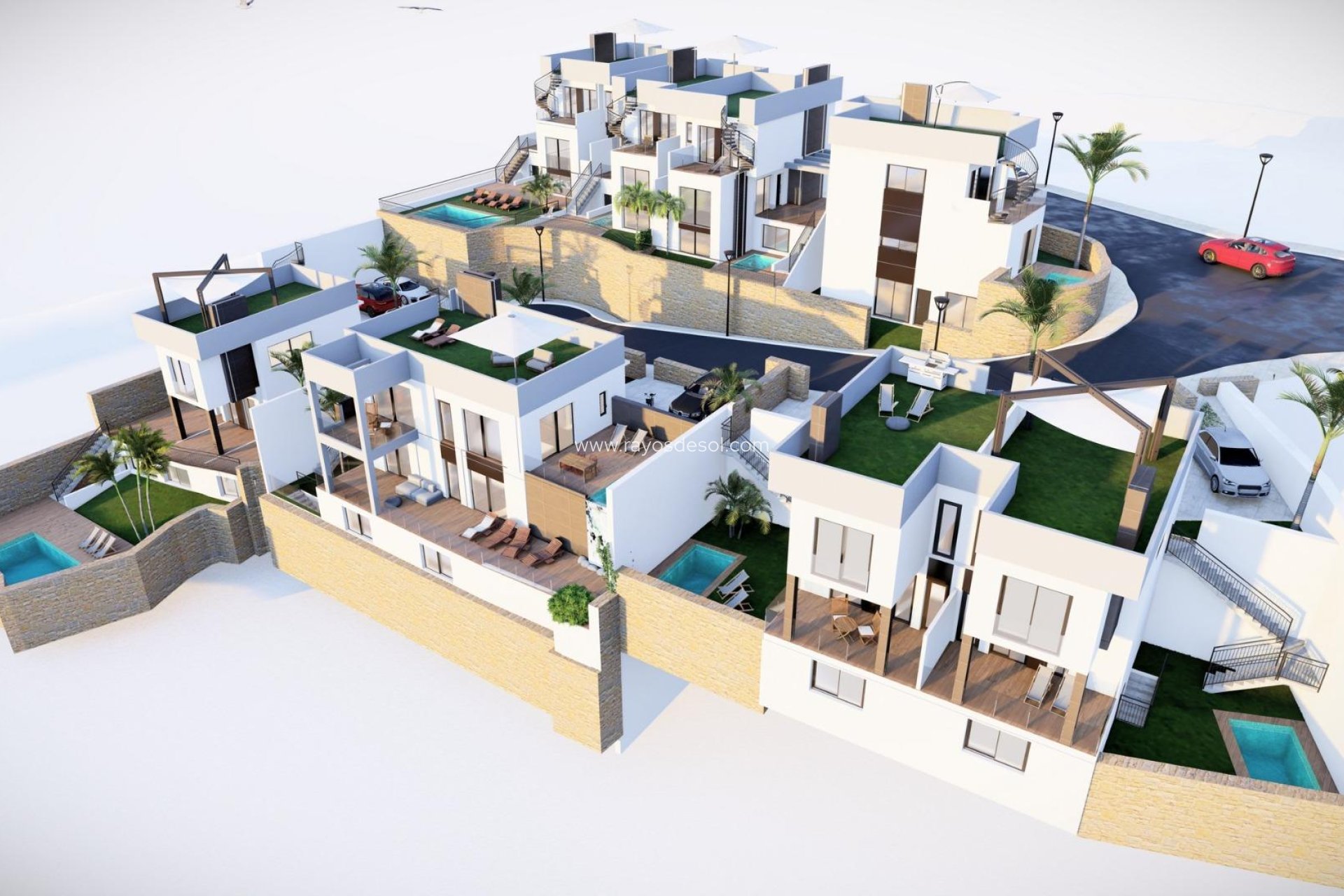 Nieuwbouw Woningen - Villa - Algorfa - La Finca Golf